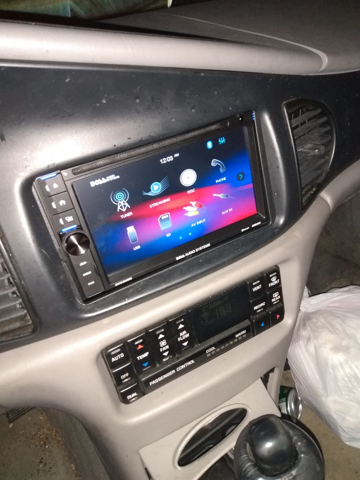 BOSS Audio Systems BV9358B Car Stereo - Wireless CarPlay Android Auto, Double Din, 7 Inch Touchscreen, Bluetooth, NO CD DVD Player, AM/FM Radio Receiver, A/V Input, USB customer photo 1