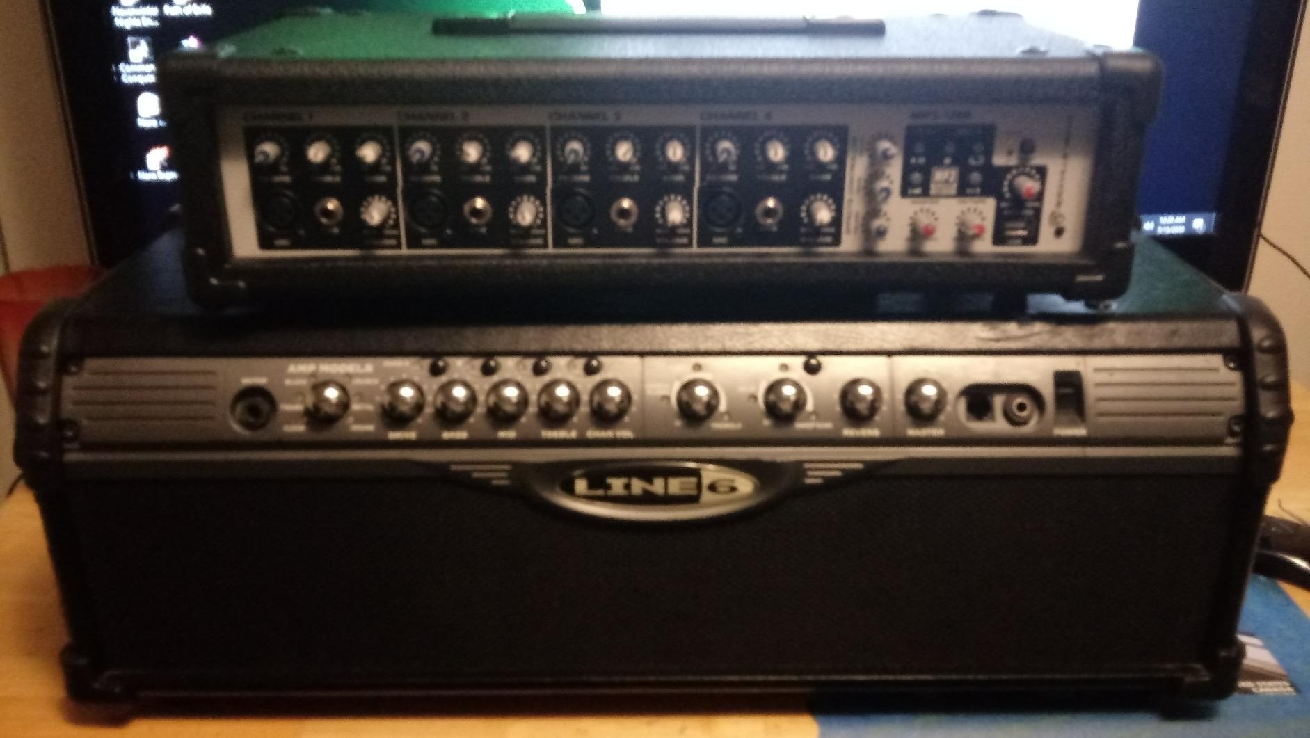 Rockville RPM45 1800w Powered 4-Channel Mixer Amplifier, USB, EQ, Effects, Phantom Power, Durable Wooden Enclosure, Compact Design, for Musicians and Small Venues customer photo 5