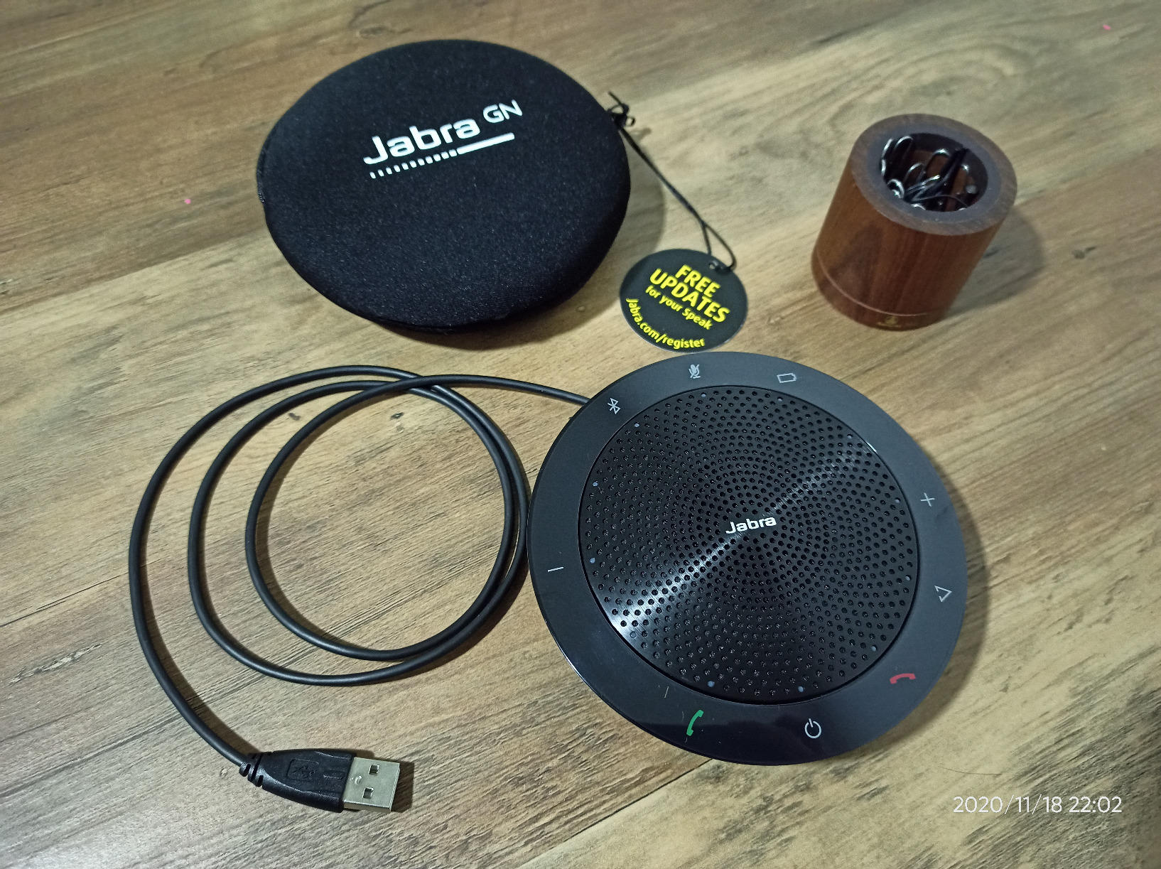 Jabra Speak 510 MS Wireless Bluetooth Speakerphone - Outstanding Sound Quality, Portable Conference Speaker - Certified for Microsoft Teams customer photo 2