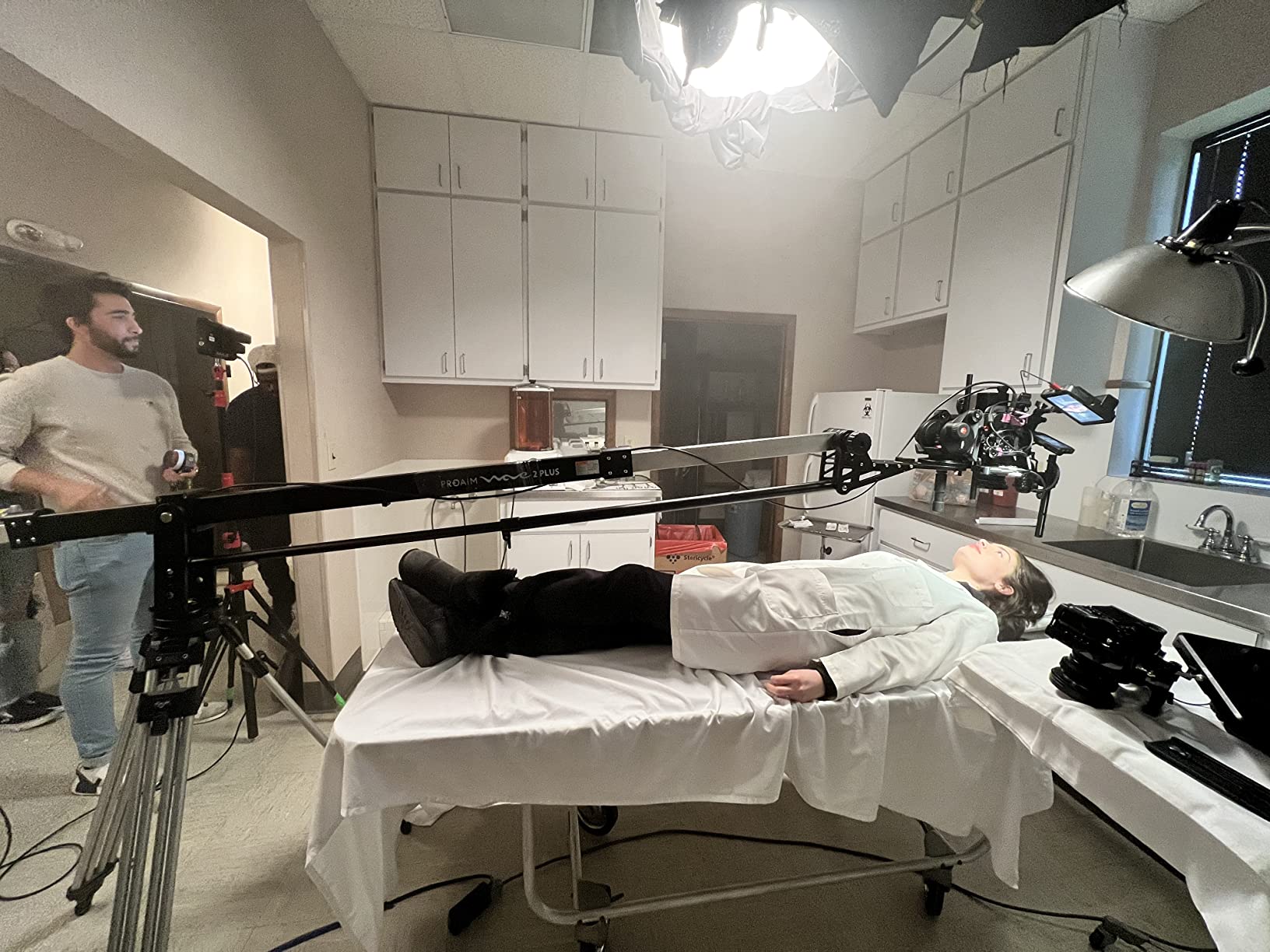 PROAIM 10' Wave-2 Jib Crane for Camera/Gimbals/Pan Tilt Heads. Includes 100mm Bowl with 75mm Bowl Adapter. for DSLR Video Camera Setups up to 25kg / 55lb (P-WV-2PL) customer photo 2
