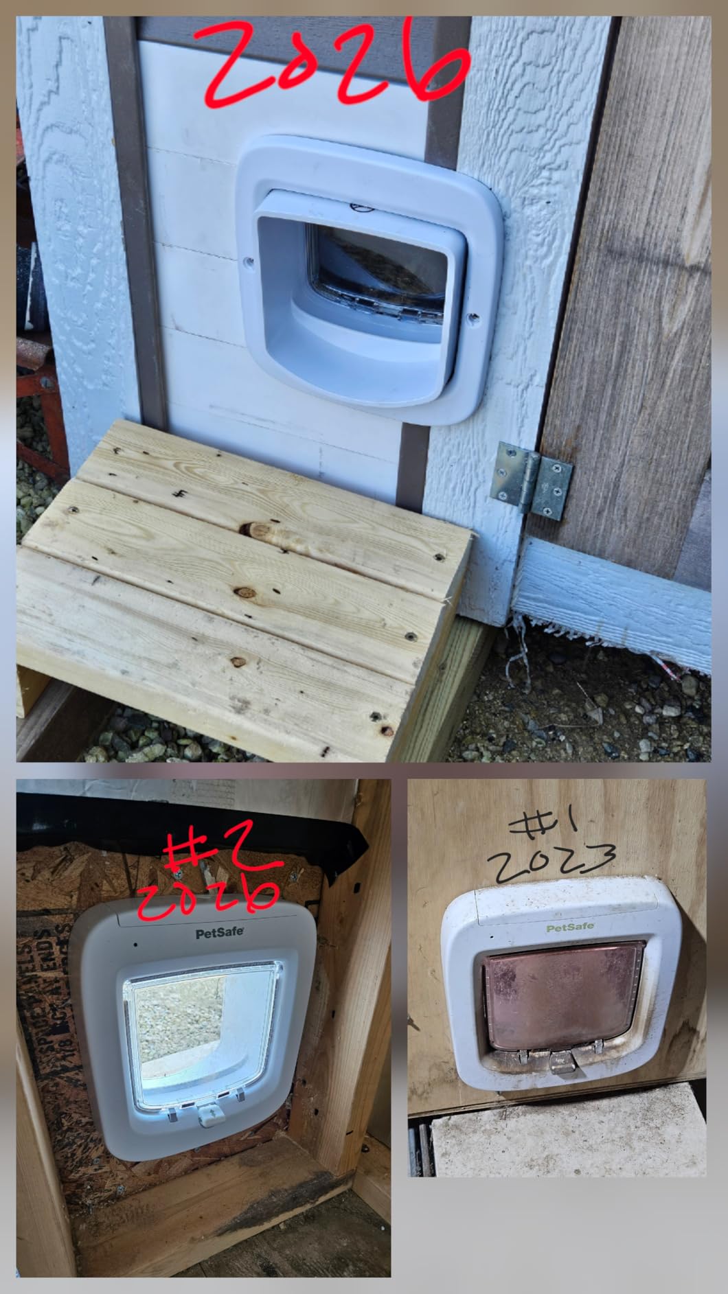 PetSafe Microchip Cat Door, Exterior or Interior Pet Door - Multi-User RFID Access Up to 40 Pets, 4-Way Locking, Weatherproof, DIY Easy Install customer photo 1