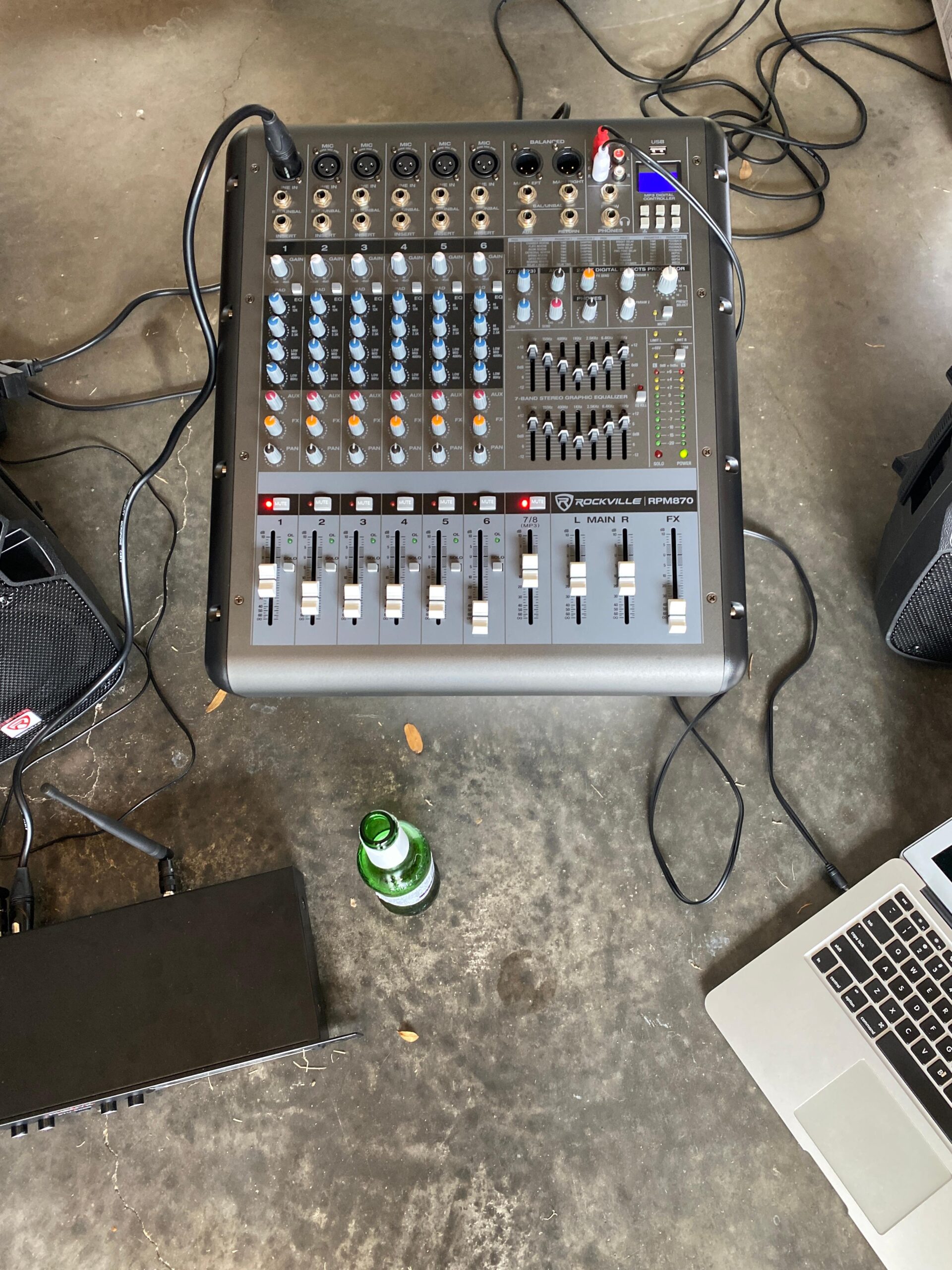 Rockville RPM870 6000w Powered Mixer, 8 Channel, 8 XDR2 Mic Pres, USB, 24-Bit Effects, Bluetooth, for Live Bands and DJs customer photo 5