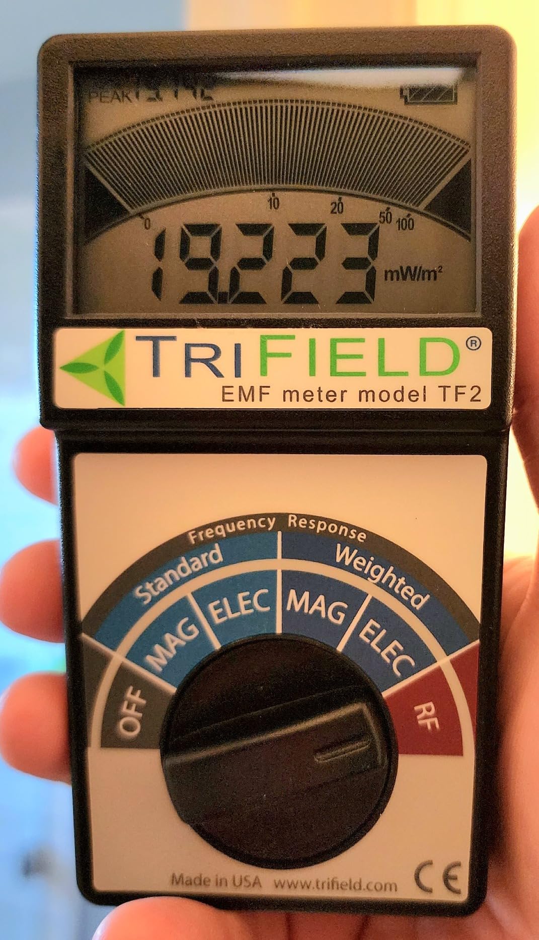 EMF Meter Model TF2 - Made in USA - #1 Handheld EMF Detector for Magnetic/Electric/Radio Fields with Unlimited Free Support in The U.S. customer photo 1