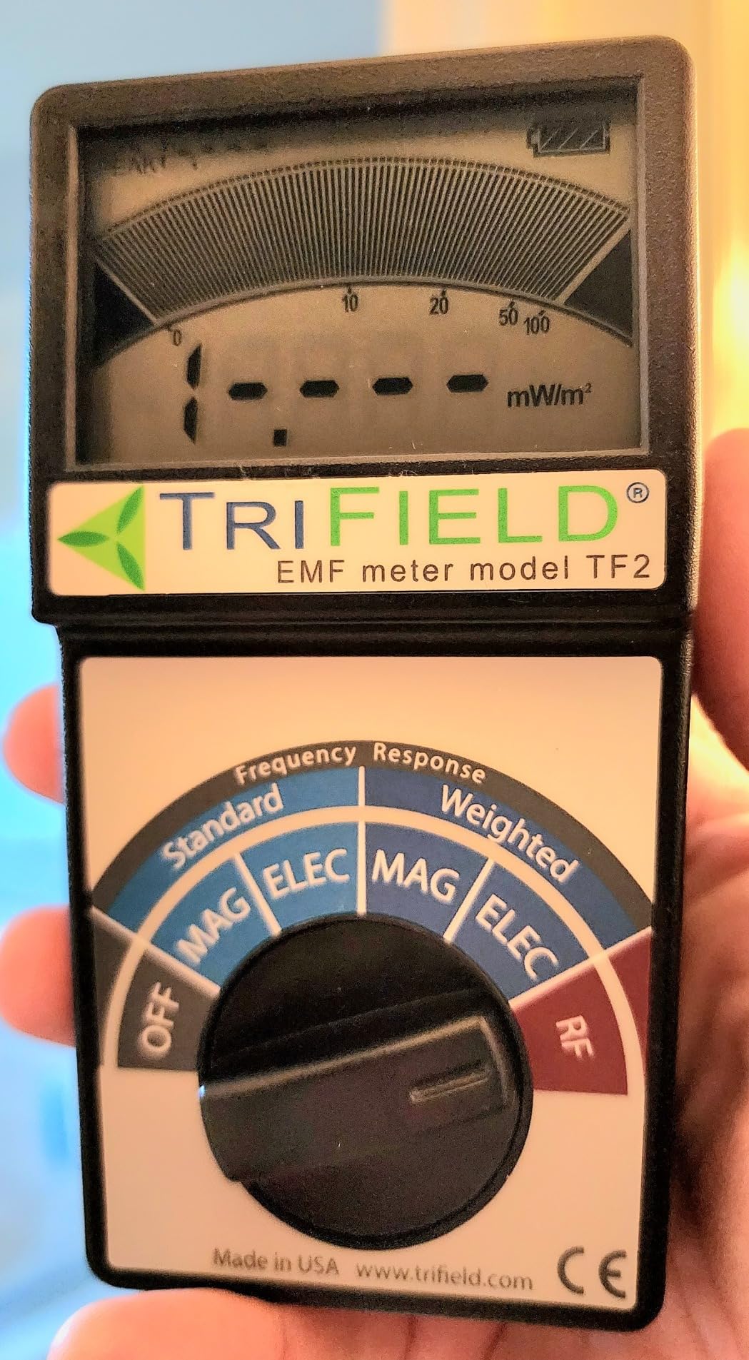 EMF Meter Model TF2 - Made in USA - #1 Handheld EMF Detector for Magnetic/Electric/Radio Fields with Unlimited Free Support in The U.S. customer photo 2