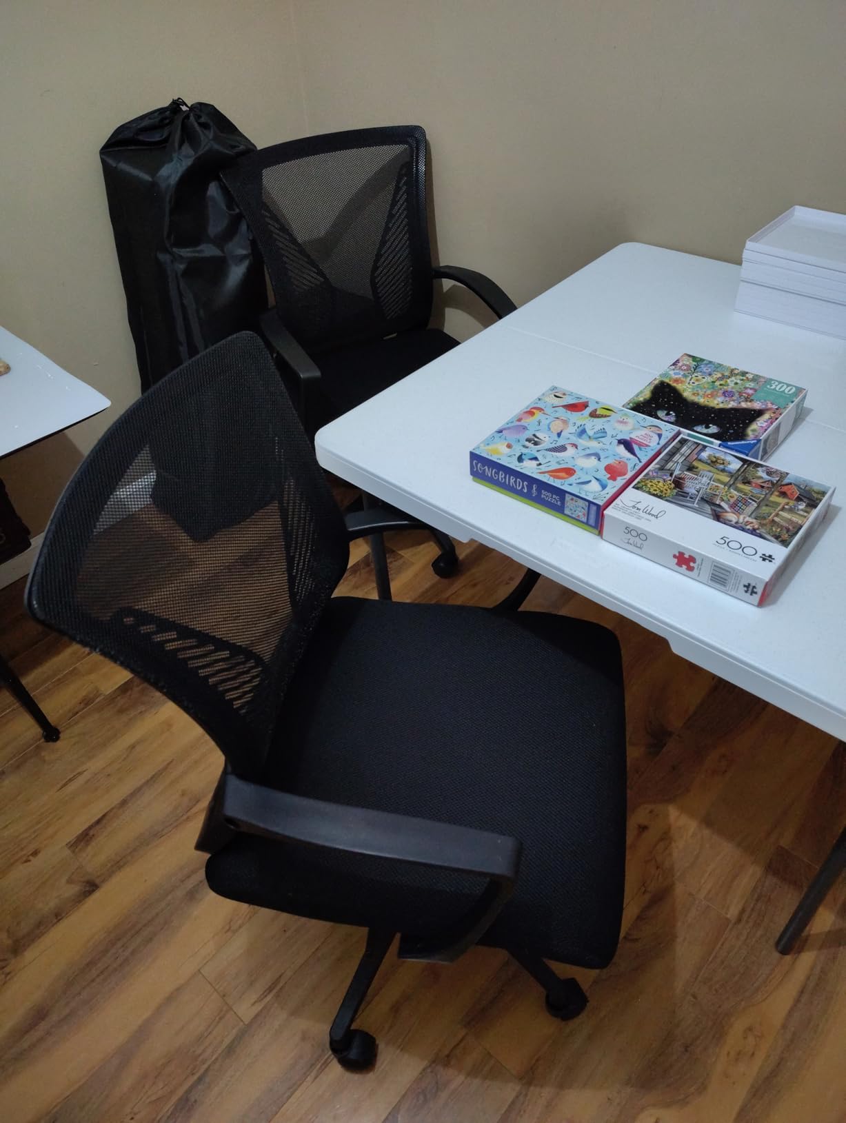 Furmax Office Chair Ergonomic Computer Desk Mesh Chair Mid Back with Lumbar Support customer photo 1