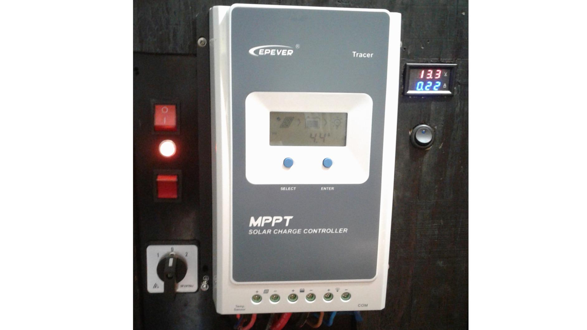 EPEVER MPPT Solar Charge Controller 40A 12V/24V Auto Max PV 100V Solar Panel Regulator Common Negative Ground LCD Display Tracer4210AN G3 for Gel Flooded Sealed LiFePO4 Lithium Battery customer photo 2