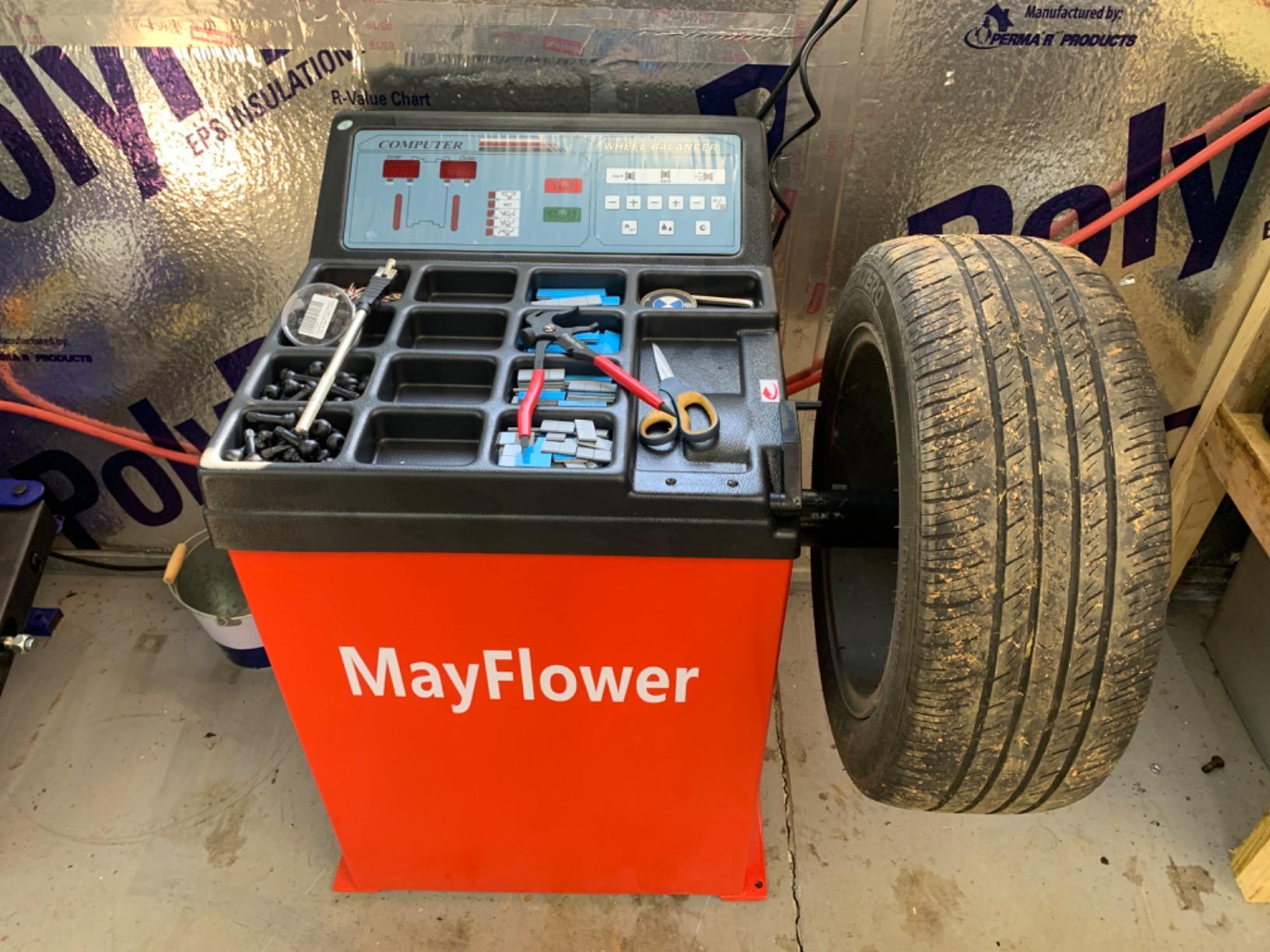 Mayflower Heavy Duty Wheel Balancer Tire Balancers Tire Machine 800 Red Edition customer photo 1