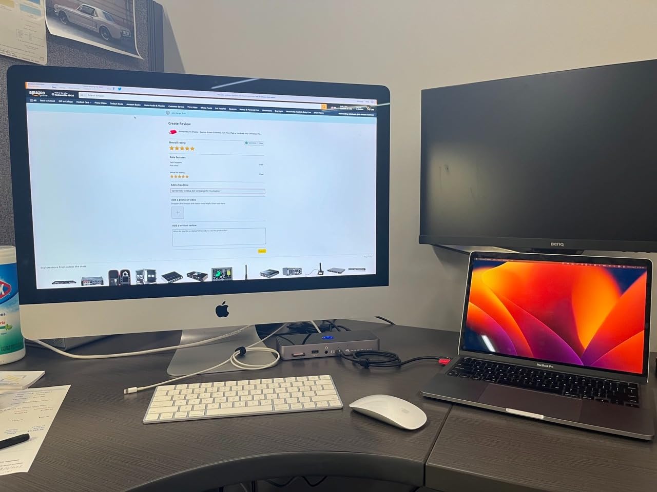 14-Port Thunderbolt Dock, 85W charging, (2) Thunderbolt 40 Gb/s (USB-C), (5) USB 3.2 Type-A, USB 3.2 (10Gb/s) Type-C, Mini DisplayPort, GbE, Audio, Single 5K or Dual 4K Displays, cable, For Mac/PC customer photo 1