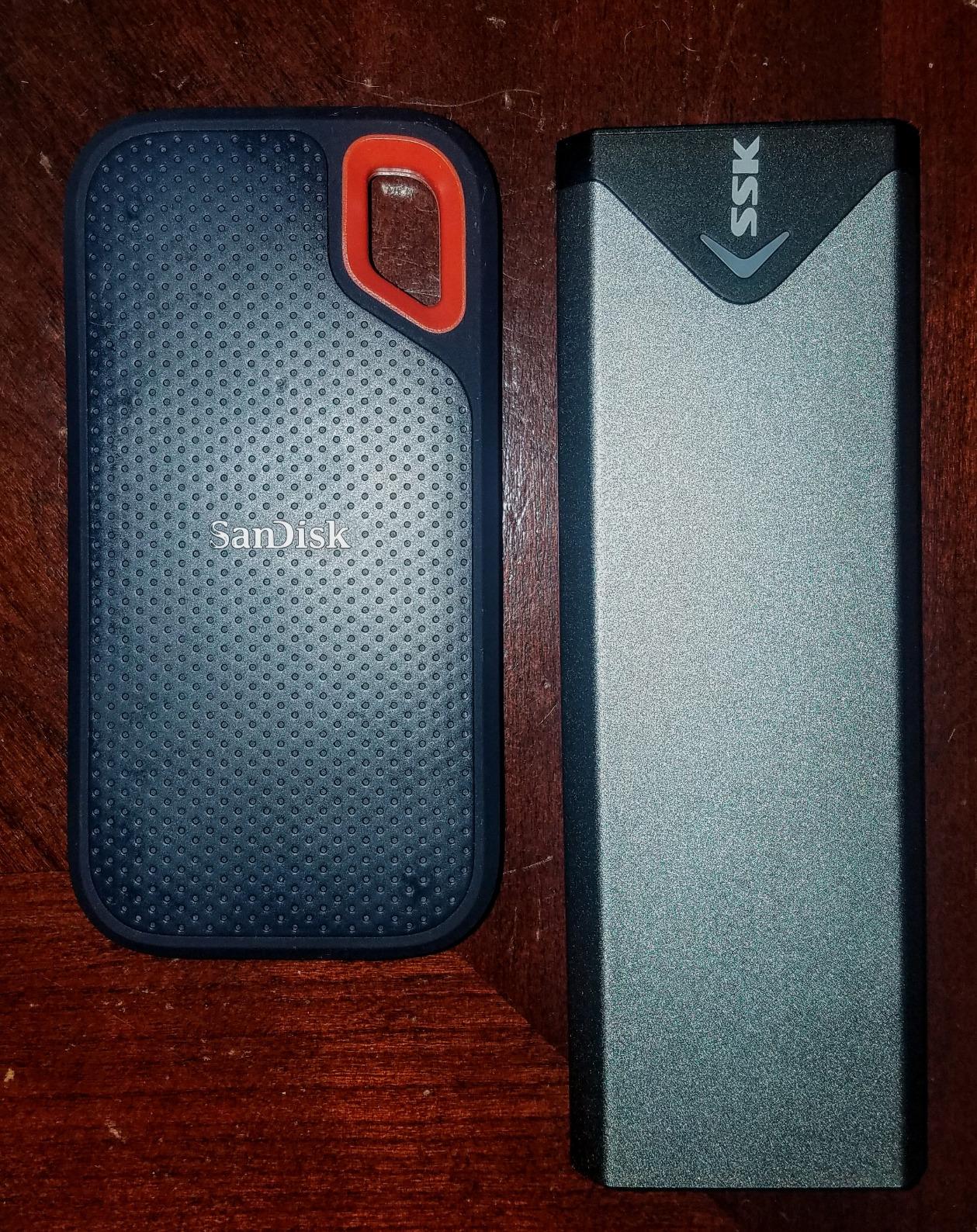 SSK M.2 NVME SATA SSD Enclosure, Improved RTL9210B Chip USB 3.2 Gen 2 10Gbps to PCI-E NGFF Adapter, M-Key/B+M Key External SSD Enclosure Aluminum Support UASP TRIM 2242/2260/2280 customer photo 2
