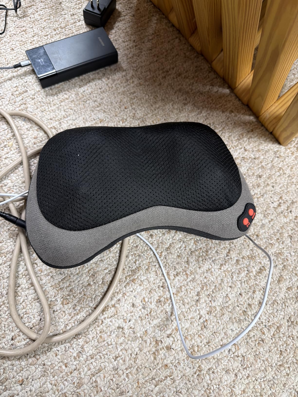 Papillon Shiatsu Back Massager with Heat - Deep Tissue Massage Pillow for Neck Shoulder Foot Lower Back customer photo 2