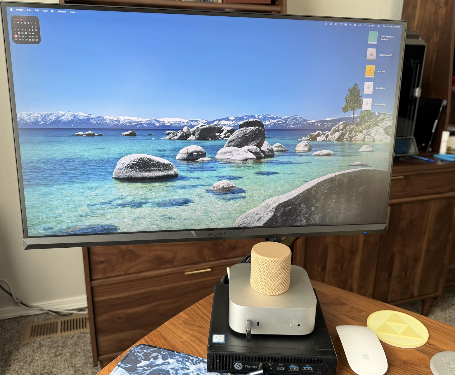HUANUO FlowLift™ Single Monitor Mount, 13 to 32 Inch Monitor Arm, Adjustable Monitor Stand, Vesa Mount with Clamp and Grommet Base - Fits 4.4 to 19.8lbs LCD Computer Monitors customer photo 1