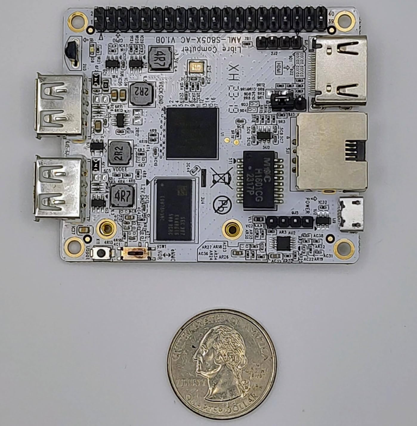 Libre Computer La Frite Single Board ARM SBC AML-S805X-AC 1GB Mini PC customer photo 2