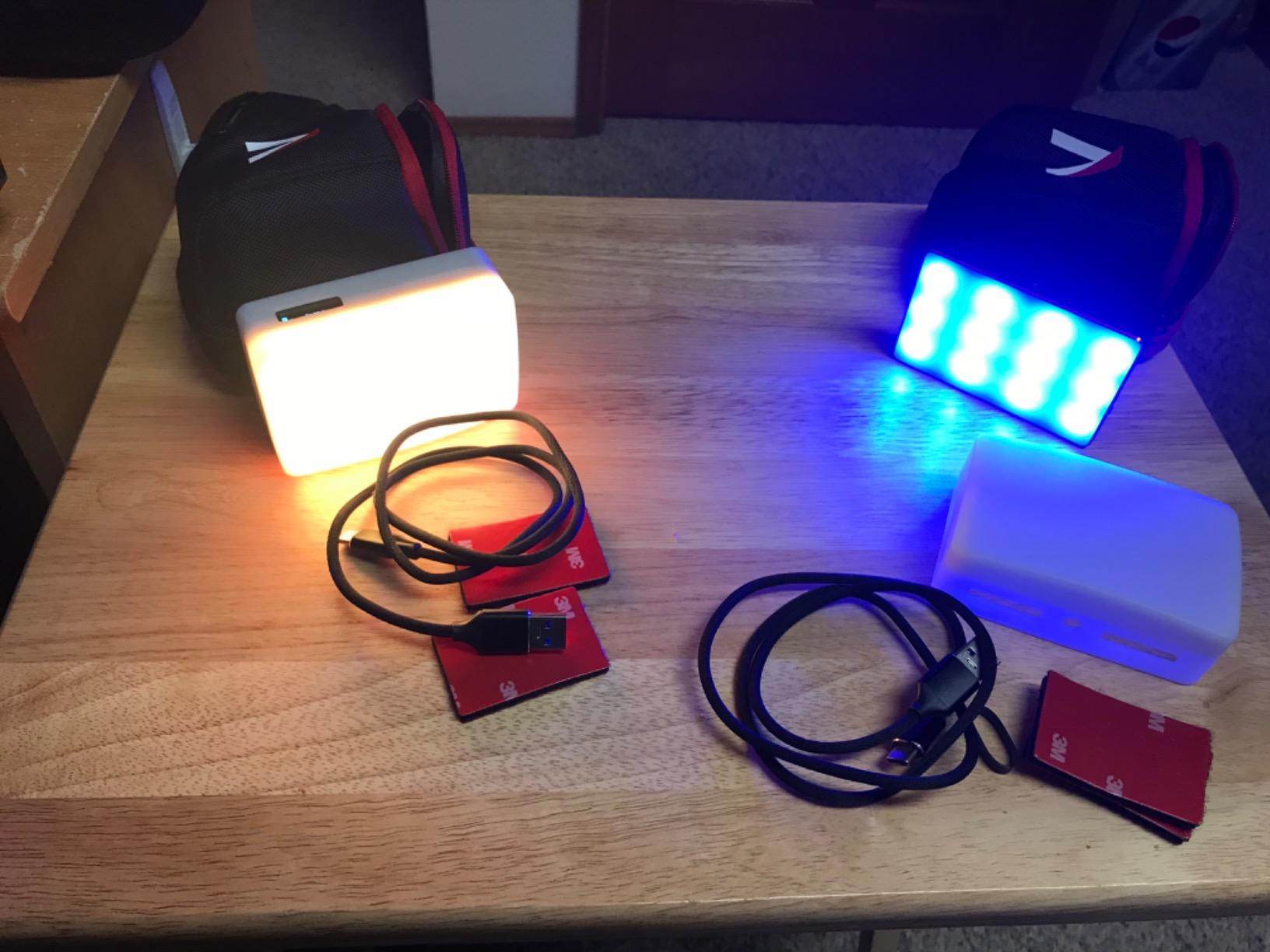 Aputure Amaran MC RGBWW Mini On Camera Video Light,3200K-6500K,CRI/TLCI 96+,HSI Mode,Support Magnetic Attraction,App with USB-C PD and Wireless Charging customer photo 2