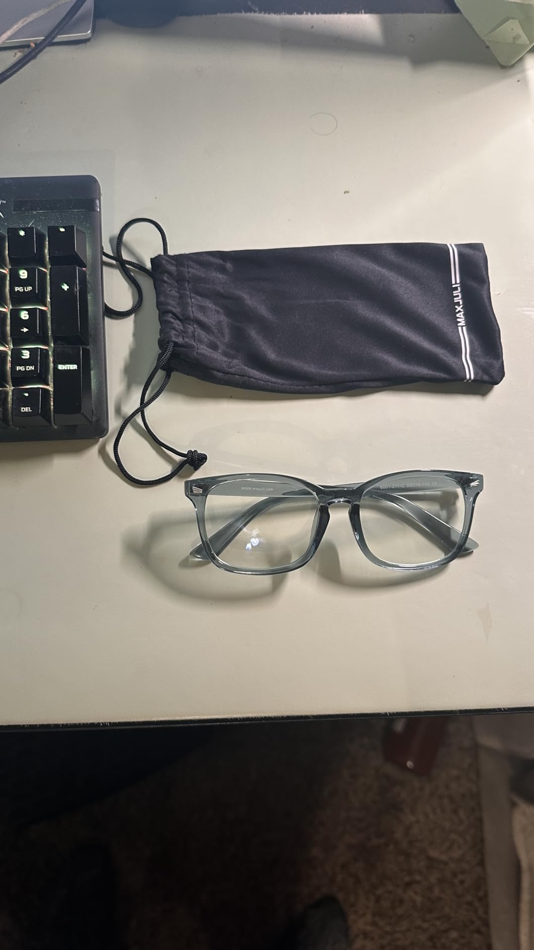 MAXJULI Blue Light Blocking Glasses, Computer Reading/Gaming/TV/Phones Glasses for Women Men customer photo 1