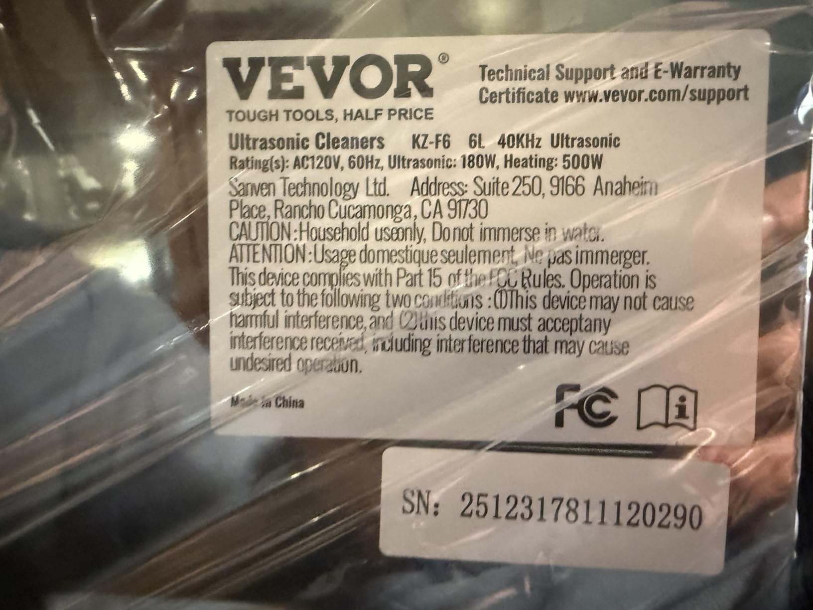 VEVOR 15L Ultrasonic Cleaner with Digital Timer & Heater Professional Ultrasonic Cleaner 40kHz Advanced Ultrasonic Cleaner 110V for Wrench Screwdriver Repairing Tools Industrial Parts Mental Cleaning customer photo 1