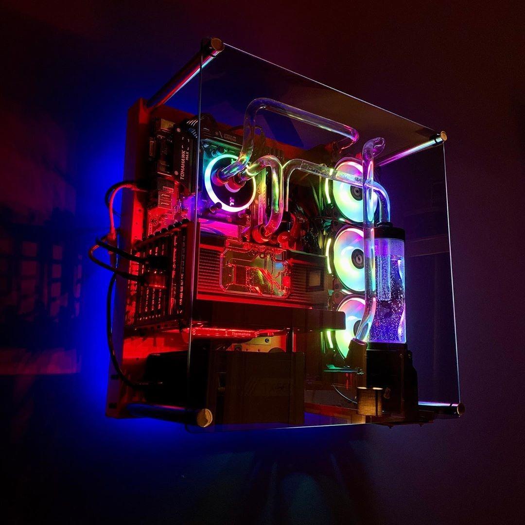 Thermaltake Pacific CL360 Max D5c Res/Pump 16.8 Million Color RGB (Alexa, Razer Chroma) Software Enabled Copper Radiator PETG Hard Tube Water Cooling Kit CL-W259-CU00SW-A customer photo 1