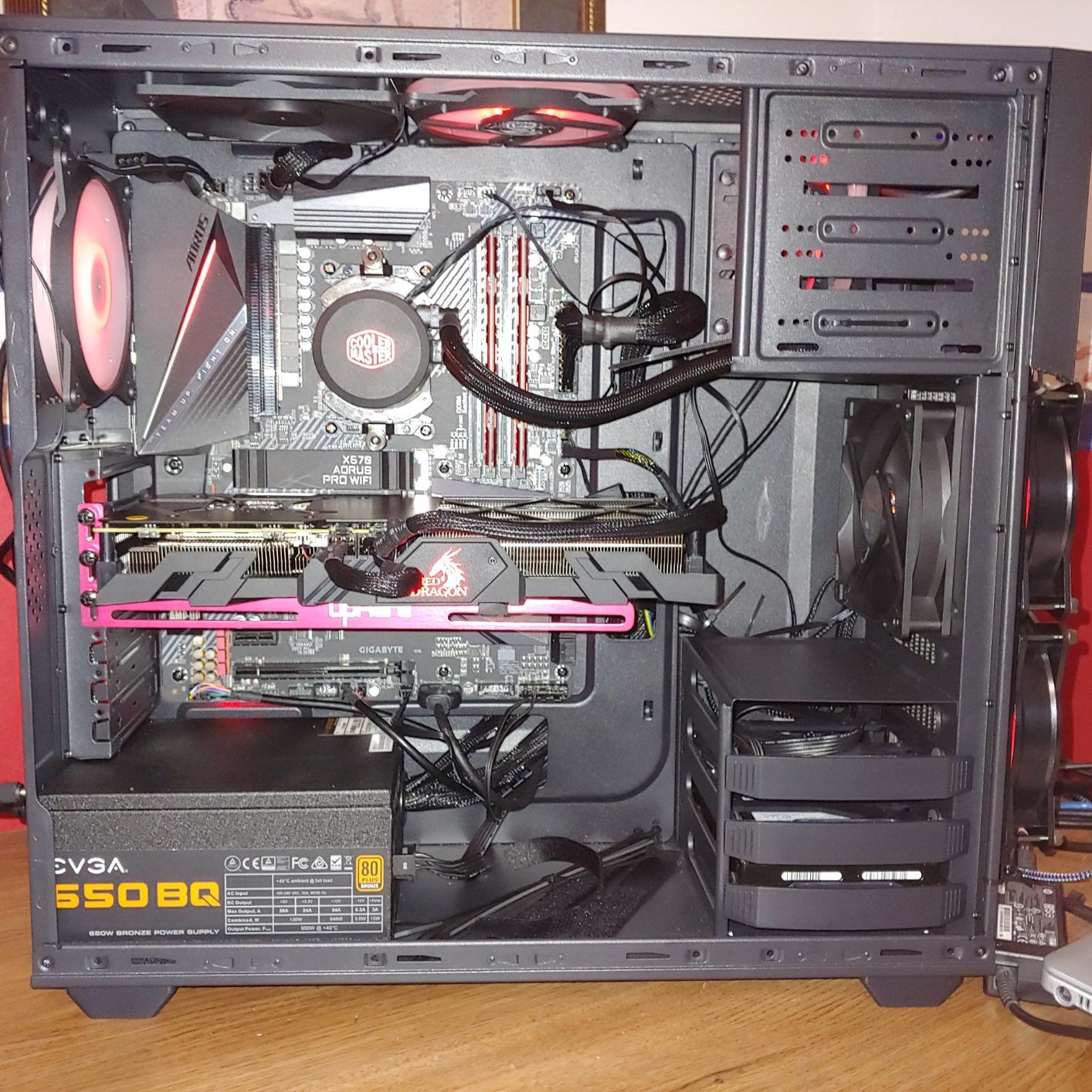 CoolerMaster MasterLiquid ML240L V2 RGB CPU Liquid Cooler - Brighter Lighting Effects, 3rd Gen. Pump, Superior Radiator and Dual Advanced 120 mm SickleFlow Fans, Black customer photo 1