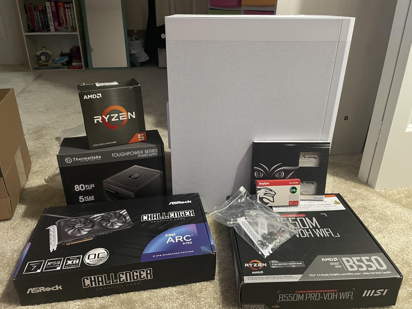 Thermaltake Toughpower GX2 80+ Gold 600W SLI/Crossfire Ready Continuous Power ATX 12V V2.4/EPS V2.92 Non Modular Power Supply 5 Year Warranty PS-TPD-0600NNFAGU-2 customer photo 2