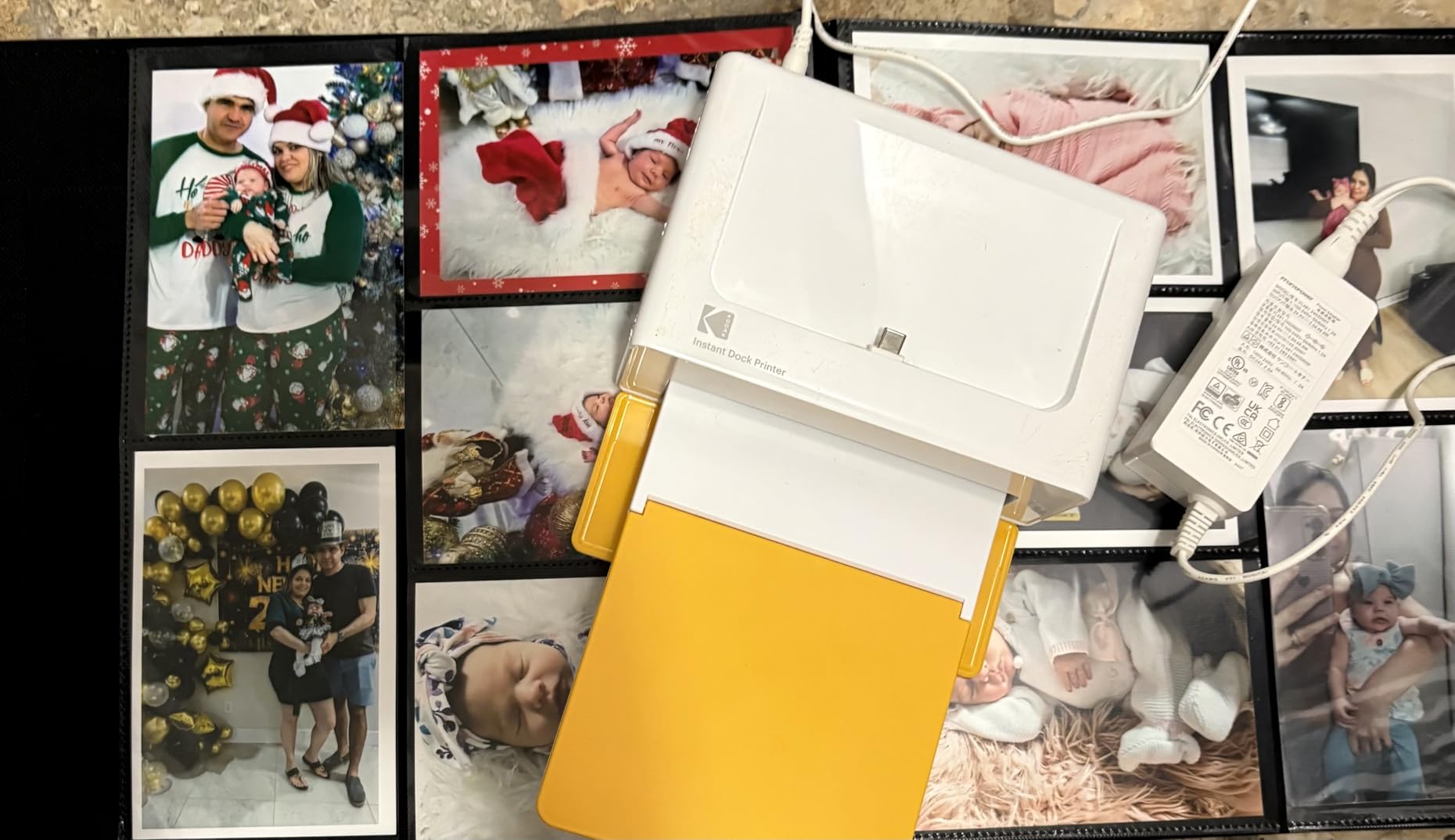 KODAK Dock Plus 4x6 Photo Printer, 50 Sheets, Docking & Bluetooth Smartphone Printer for iPhone & Android, Instant Color Prints, 4PASS Dye Sublimation customer photo 1