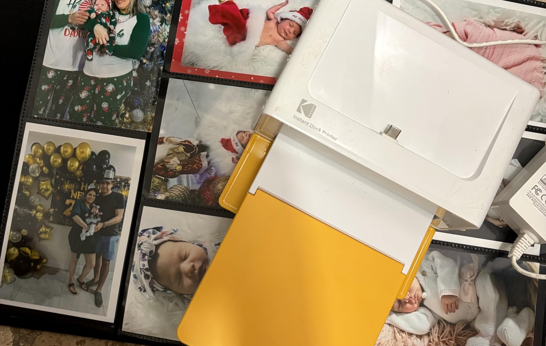 KODAK Dock Plus 4x6 Photo Printer, 50 Sheets, Docking & Bluetooth Smartphone Printer for iPhone & Android, Instant Color Prints, 4PASS Dye Sublimation customer photo 2