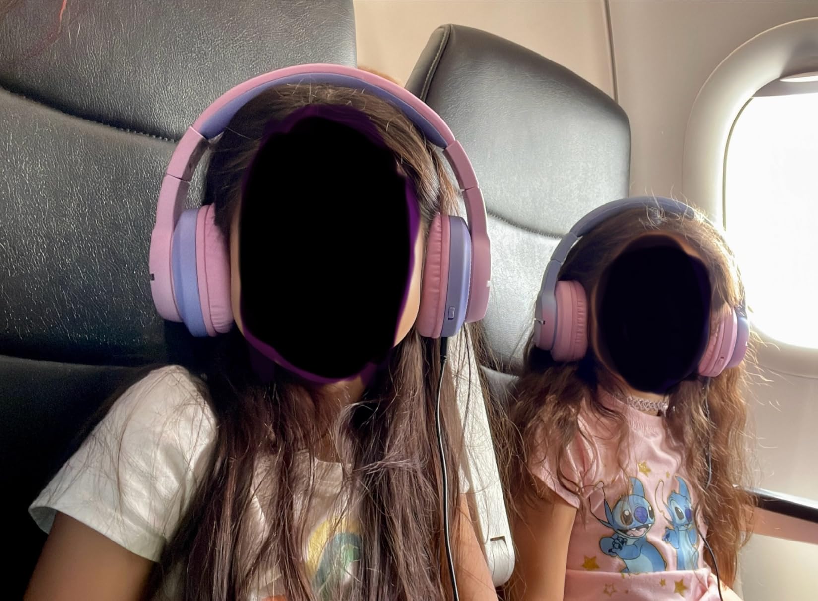 iClever BTH12 Kids Bluetooth Headphones, Colorful LED Lights, 74/85dBA Safe Volume, 85H Playtime, Fast Charging, Bluetooth 5.2, Over Ear, Built-in Mic for iPad/Tablet/Airplane, Blue customer photo 1