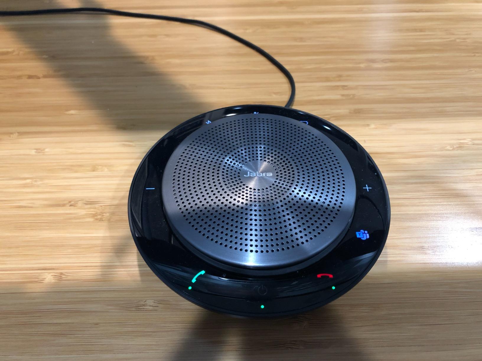 Jabra Speak 750 MS Wireless Bluetooth Speakerphone with Link 370 USB Adapter - Portable Conference Speaker for Holding Meetings Anywhere - Certified for Microsoft Teams customer photo 1