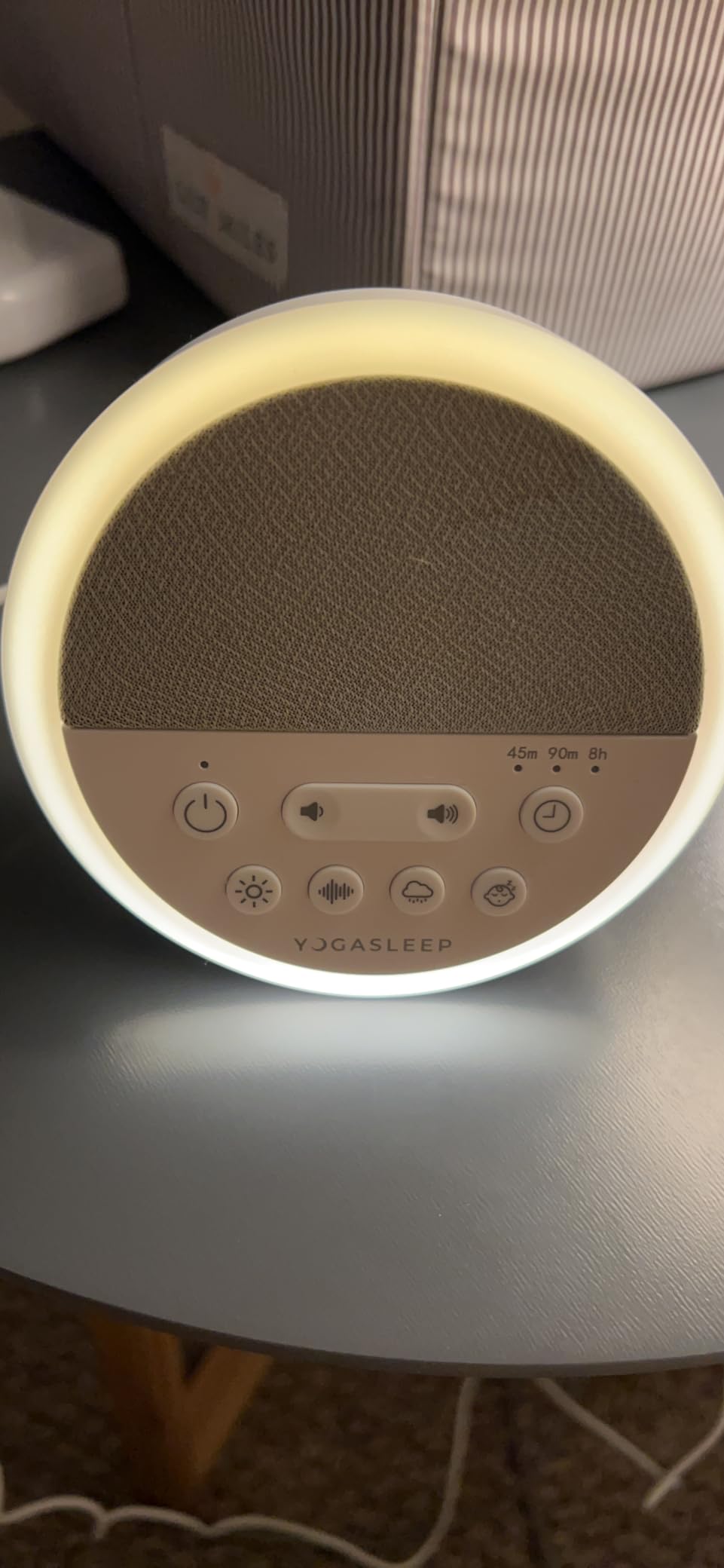 Yogasleep Nod White Noise Sound Machine, With Soft Night Light & Sleep Timer, 20 Sound Options Including Lullabies, Nature & Pink Noise, Sleep Aid For Baby & Adults customer photo 2