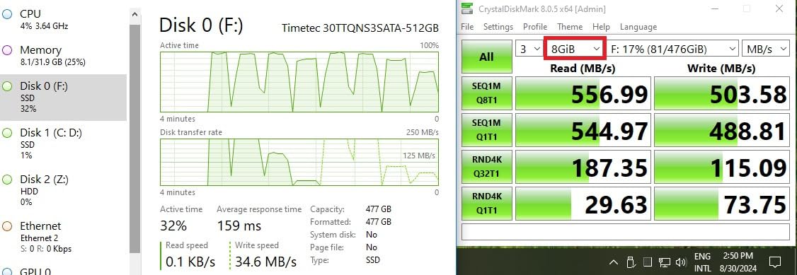Timetec 1TB SSD 3D NAND SATA III 6Gb/s 2.5 Inch 7mm (0.28