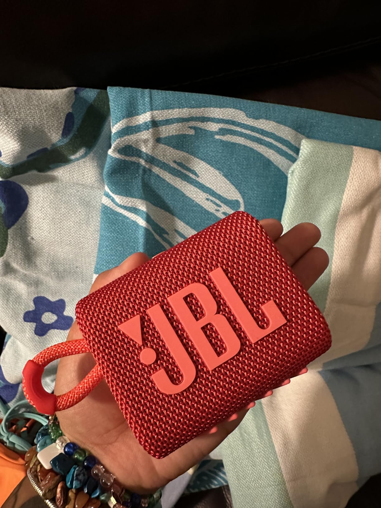 JBL Go 3 - Portable Mini Bluetooth Speaker, big audio and punchy bass, IP67 waterproof and dustproof, 5 hours of playtime, speaker for home, outdoor and travel customer photo 2