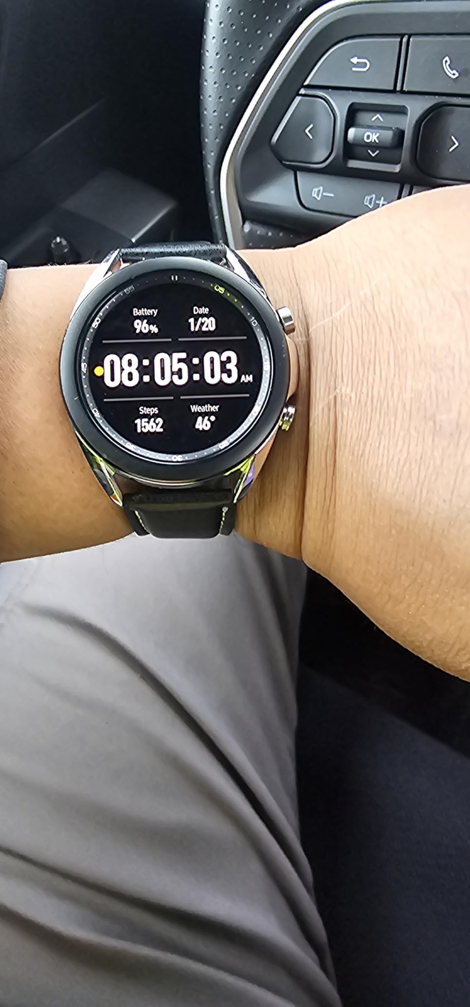 Samsung Galaxy Watch 3 (41mm, GPS, Bluetooth) Smart Watch with Advanced Health monitoring, Fitness Tracking, and Long lasting Battery - Mystic Silver (US Version)- (Renewed) customer photo 1