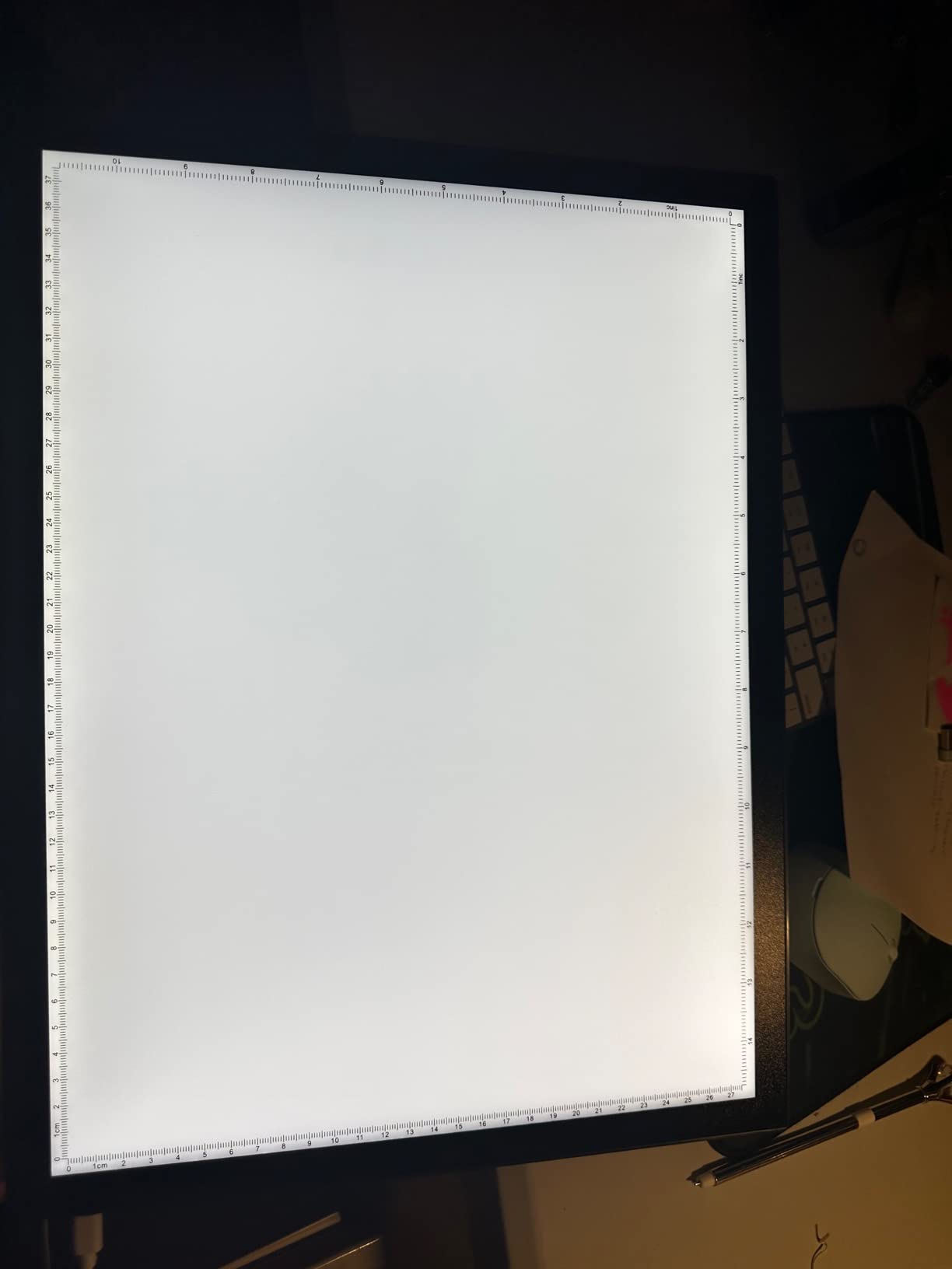 WELZK Light Board A3, 16.6×12.6inchs Light Pad, Side Button Design, 9 Levels/Stepless Dimming, Light Box Widely for Tracing, Weeding Vinyl, Diamond Painting etc. customer photo 2