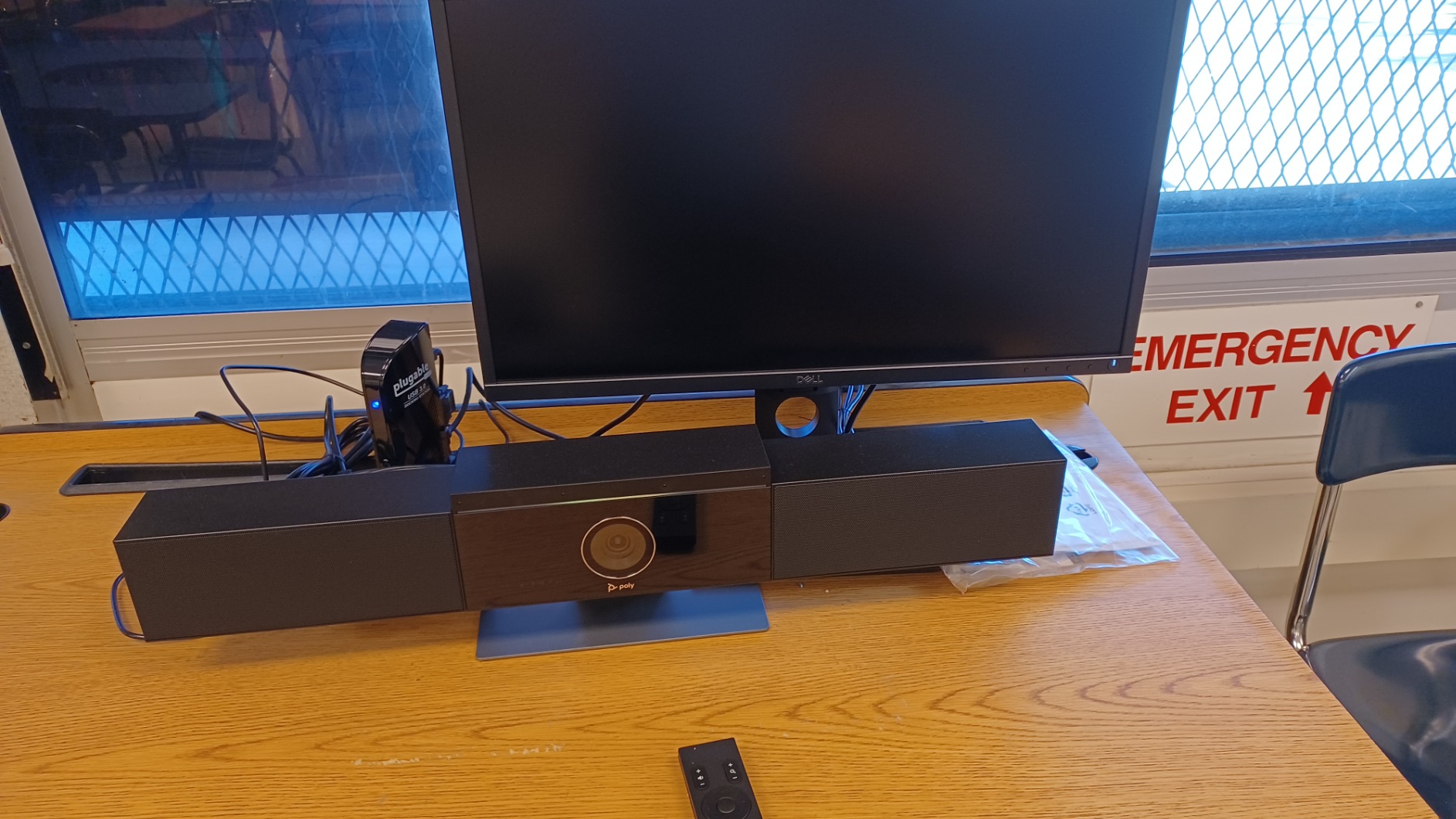 Poly Studio P15 Personal Video Bar - 4K Video Quality - Camera, Microphones & Speaker Solution - Certified for Zoom and Teams customer photo 2