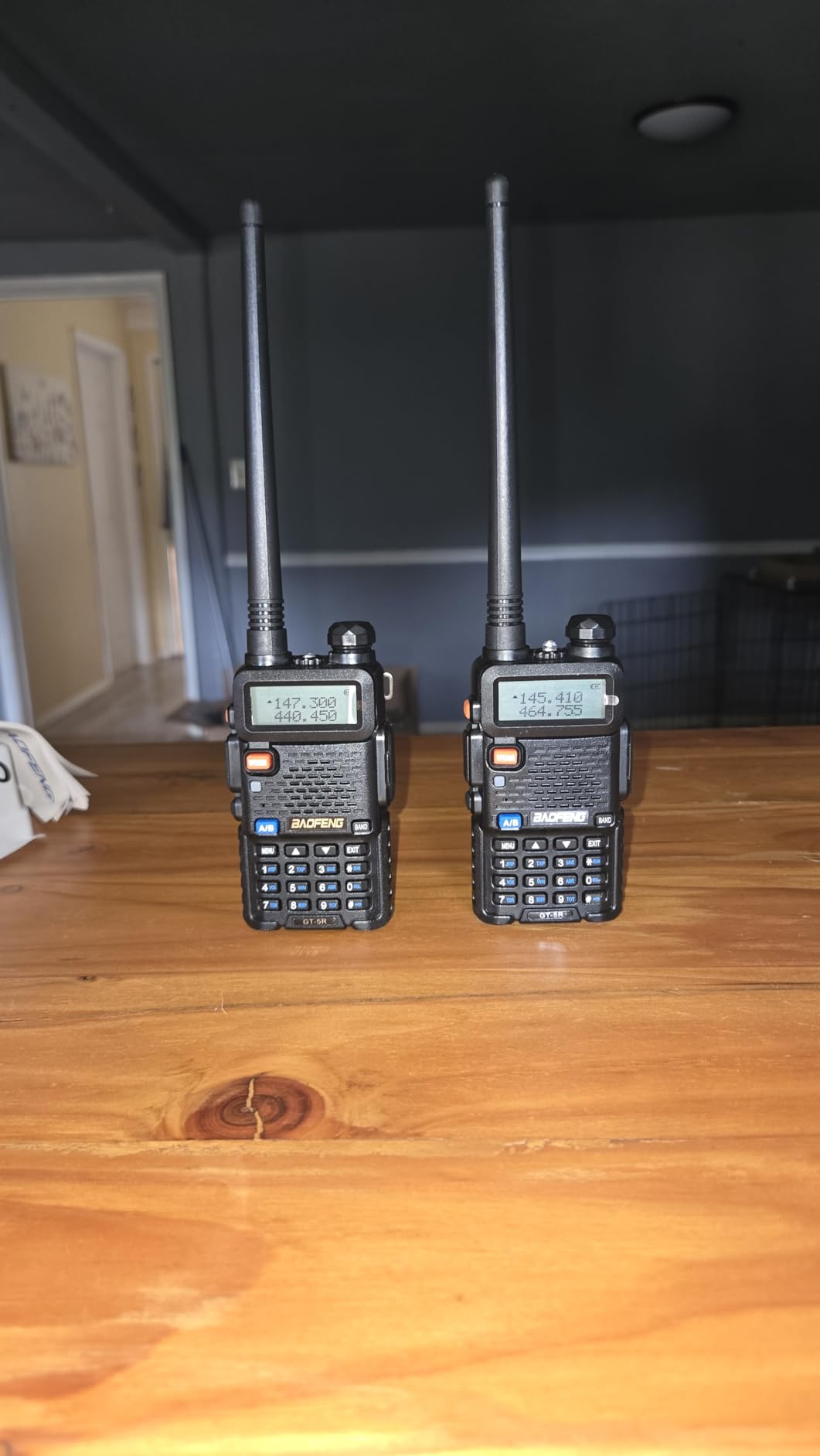 BAOFENG GT-5R Dual Band Two Way Radio, UHF VHF Ham Radio Handheld, FCC Compliant, Clean Spurious Emission, 1800mAh Battery, 128CH, VOX, FM, Chirp Compatible customer photo 1