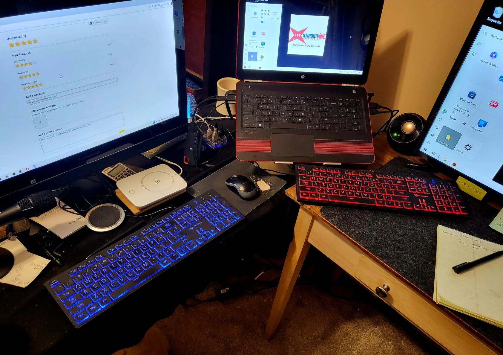 X9 Large Print Backlit Keyboard | Wired Light Up Computer Keyboard for PC Desktop Computer and Laptop - Easy to See and Type Illuminated Large Keys for Seniors and Elderly with 7 Backlight Colors customer photo 1
