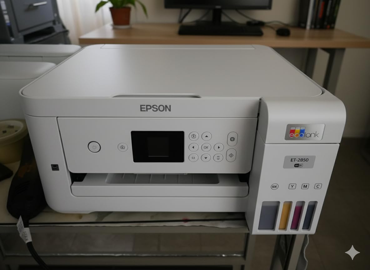 Epson EcoTank ET-2850 Wireless Color All-in-One Cartridge-Free Supertank Printer with Scan, Copy and Auto 2-Sided Printing customer photo 1