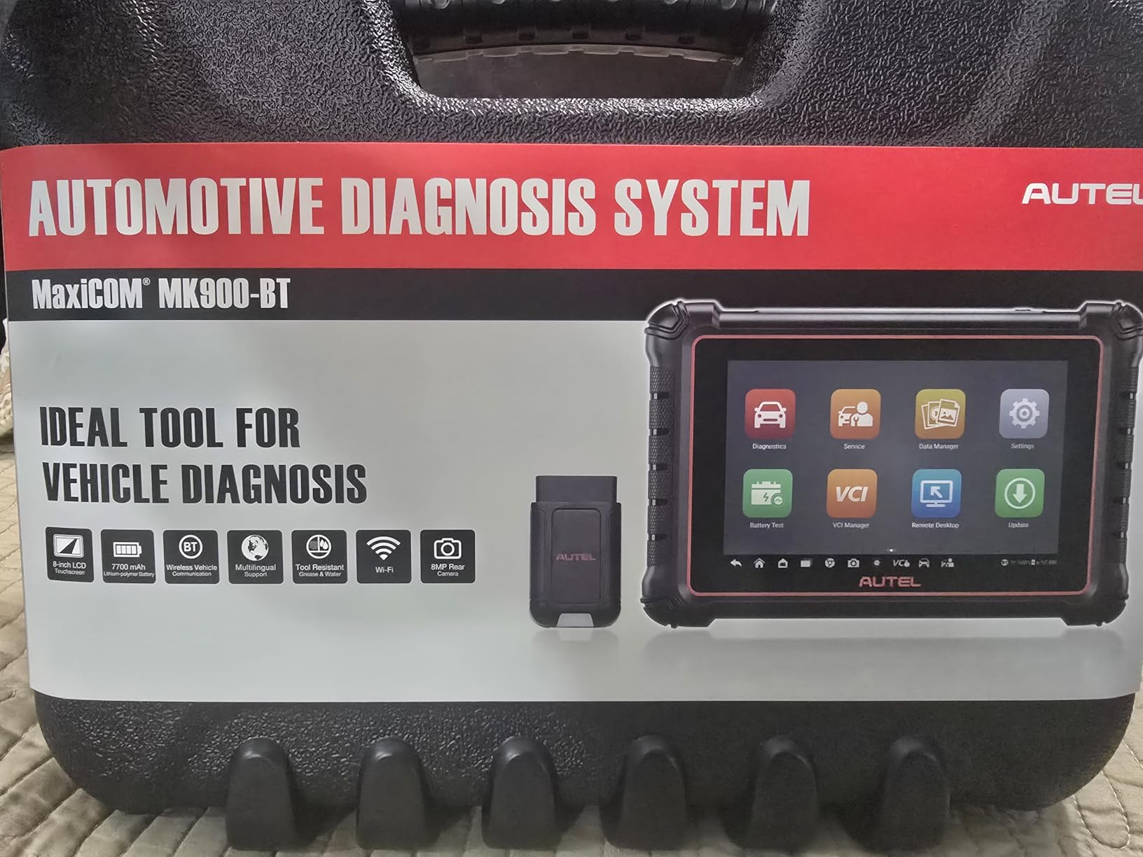 Autel Scanner MaxiCOM MK900BT, 2026 MK900-BT V2.0 Bidirectional Diagnostic Tool, 3000+ Active Tests, 40+ Service, CAN-FD&DOIP, All System, FCA 11 OS customer photo 2