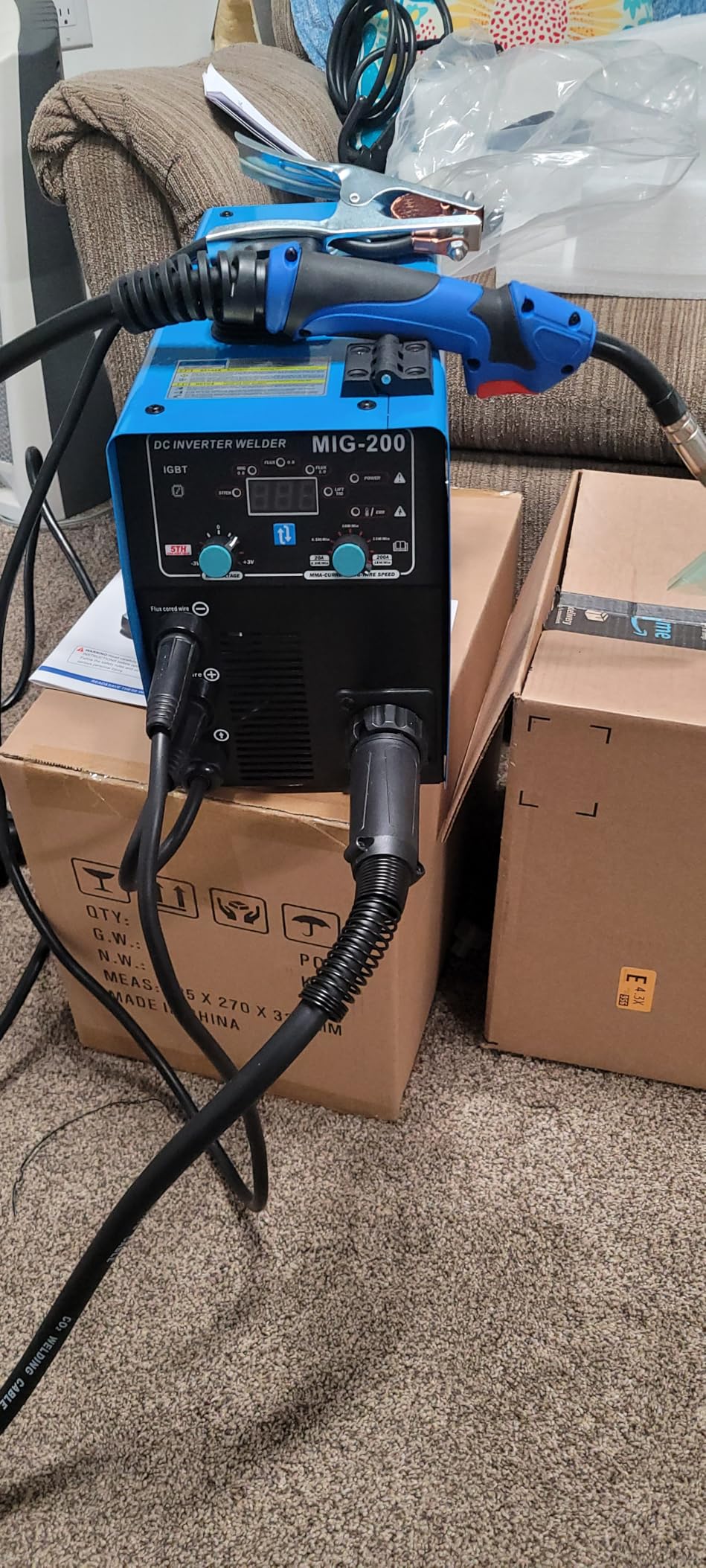 200A 4-in-1 Multi-Process Welder, 110V/220V MIG/TIG/MMA/Stick Welding Machine, Gas & Gasless Flux Core Welder with IGBT Inverter customer photo 2