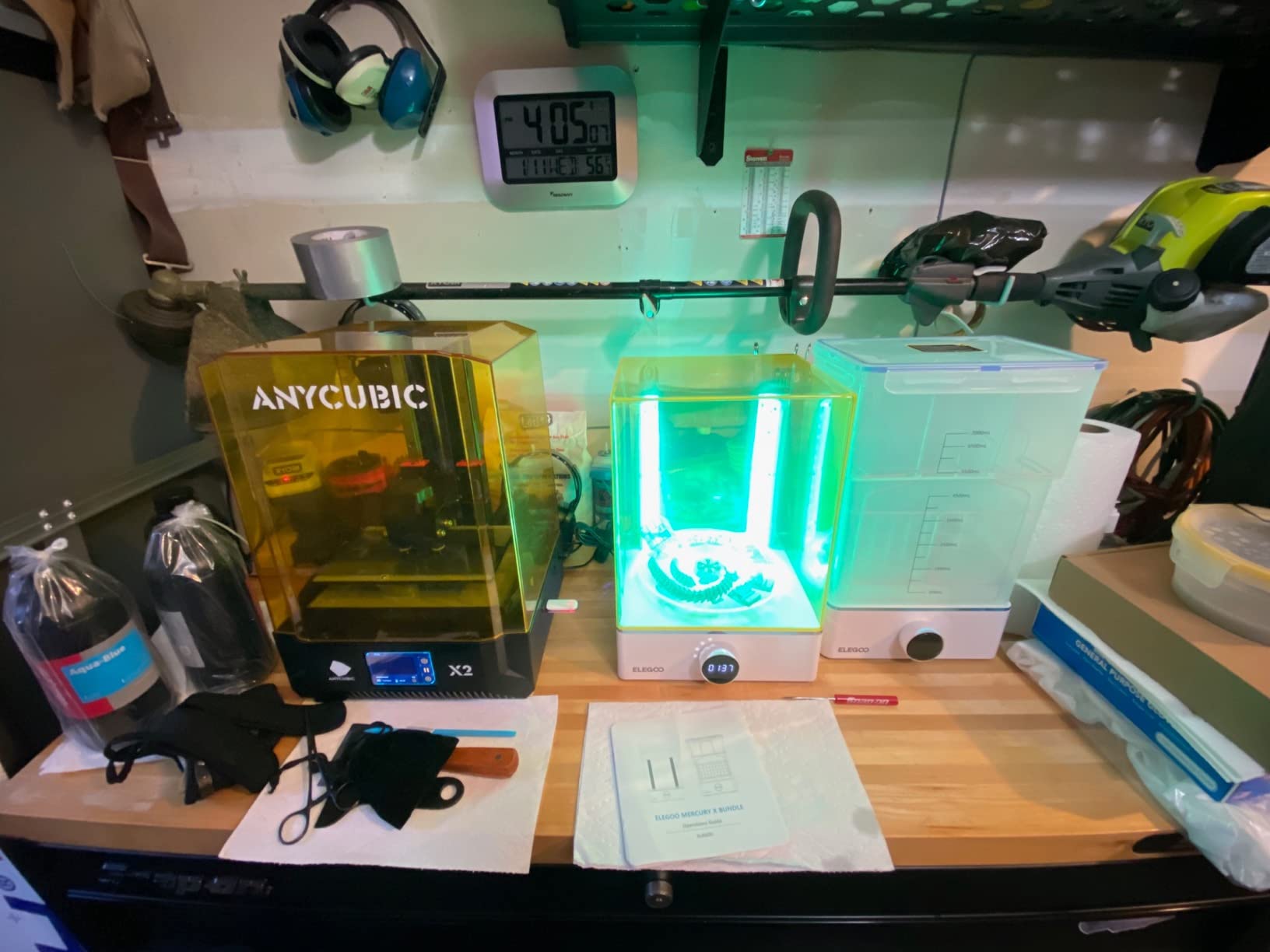 ELEGOO Mercury X Bundle Wash and Cure Station Set, Newly Design Separate Washing Machine and UV Resin Curing Machine for LCD/DLP/SLA Saturn Mars Photon customer photo 1