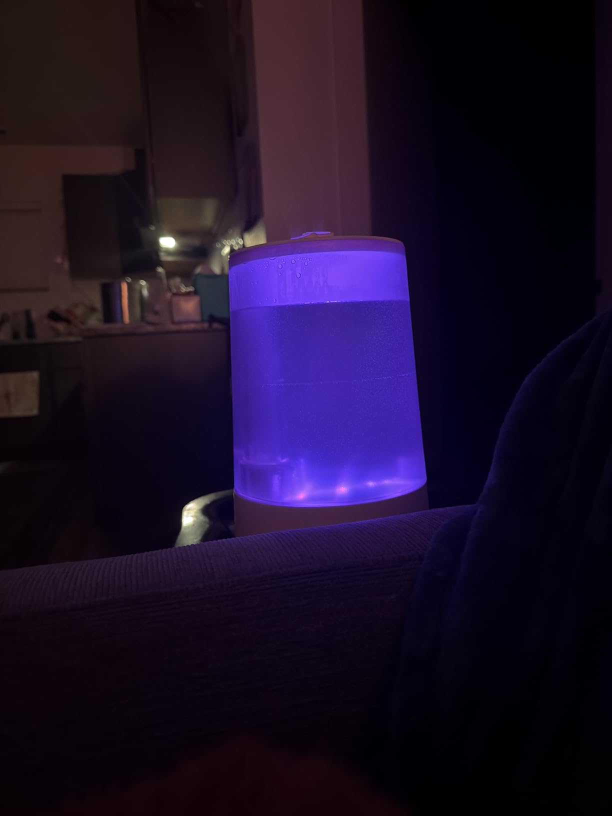 Homvana 3.6L Top-Fill Cool Mist Humidifiers for Bedroom, Large Room & Plants, 23dB Ultra-Quiet, Easy-to-Clean 2-in-1 Baby Humidifier & Oil Diffuser for Congestion Relief, Lasts Up to 4 Nights (Grey) customer photo 2
