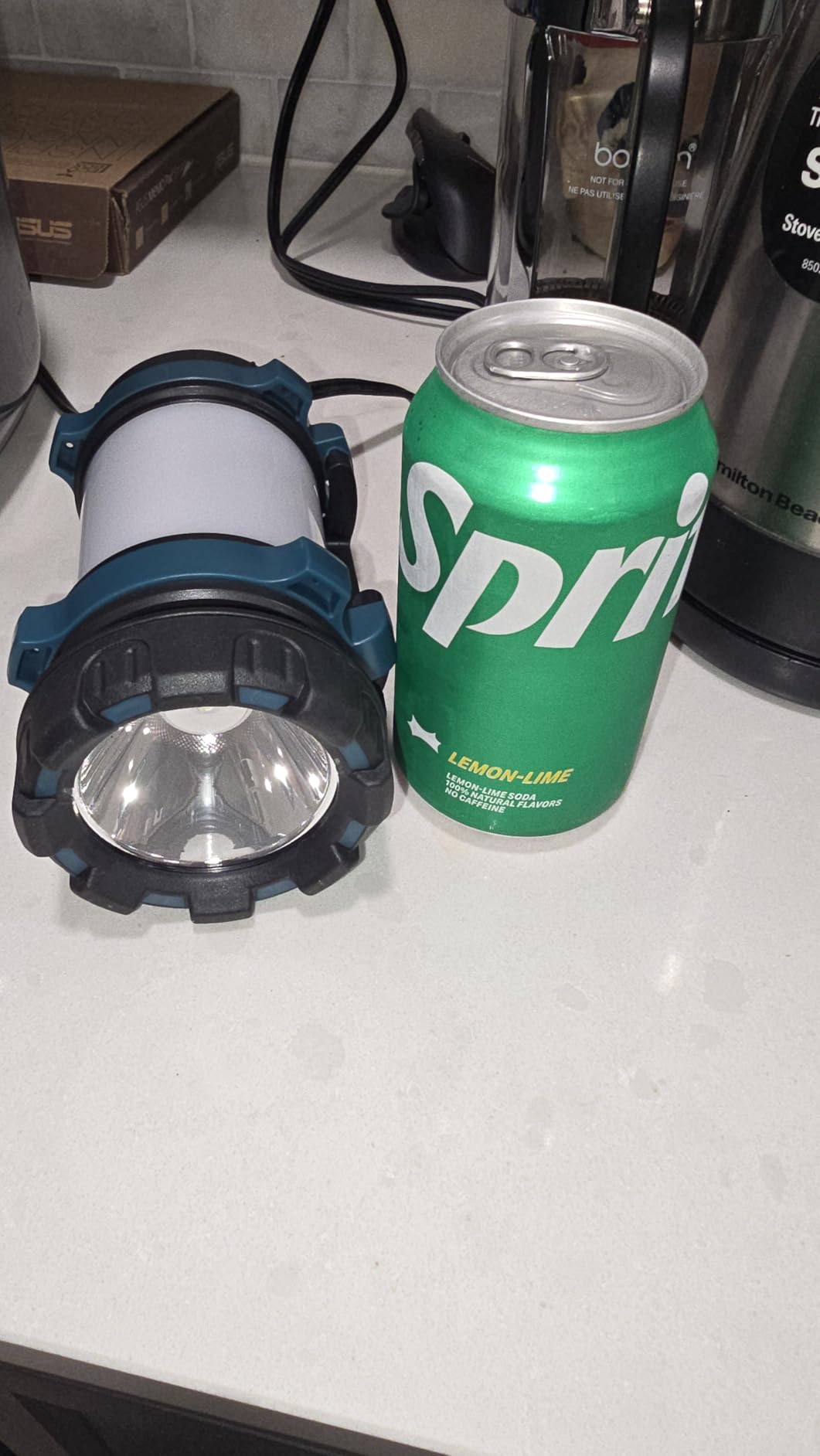 BOBKID 2 Pack Camping Lantern, Outdoor LED Camping Light, Rechargeable Flashlights with 1000LM, 6 Modes, IPX5 Waterproof Portable Emergency Camp Light for Hurricane Survival - Green customer photo 2