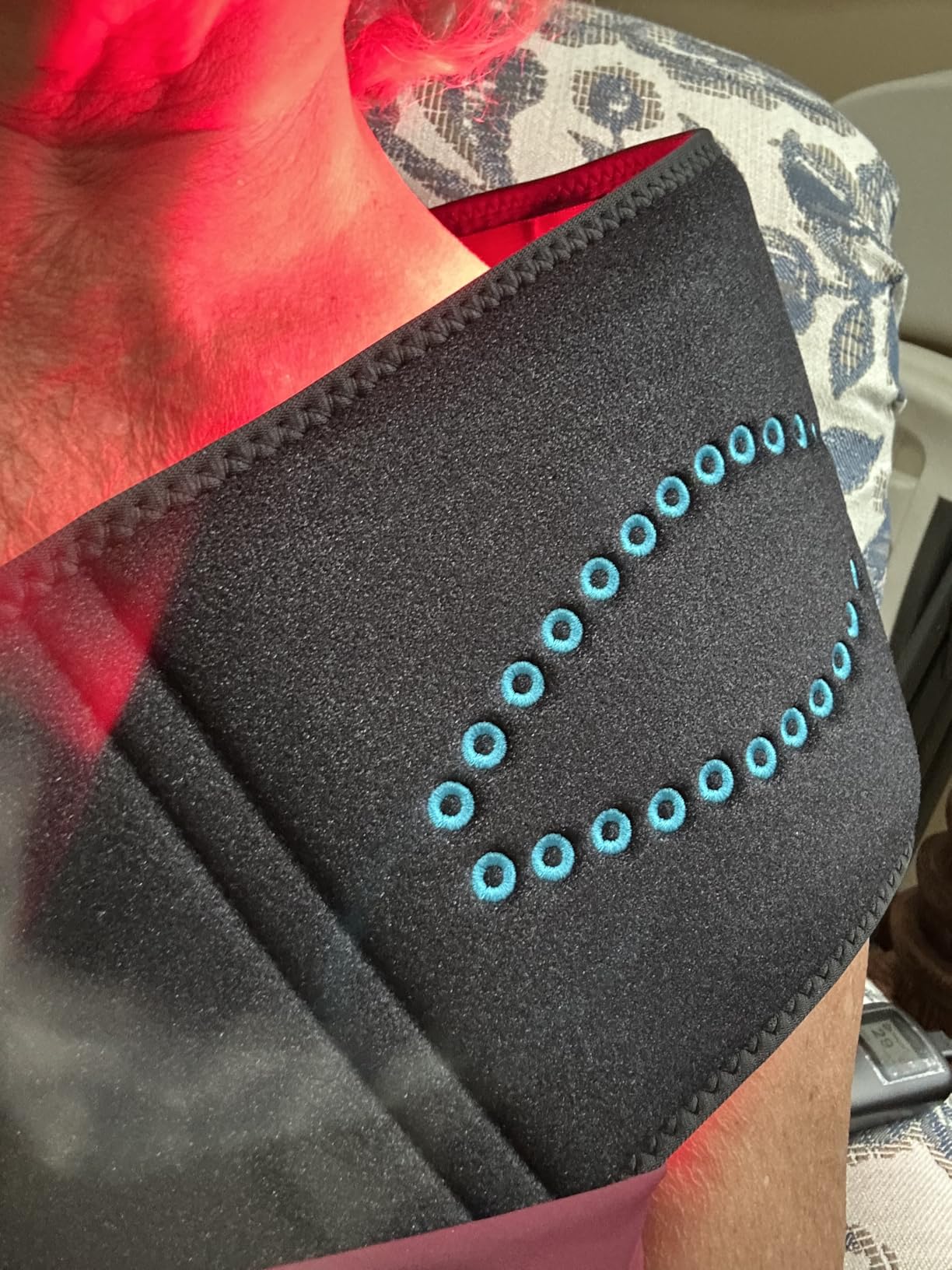 Lifepro Red Light Therapy Belt - Allevared Infrared Red Light Therapy for Body, Back Pain and Shoulder - 660nm & 850nm Near Infrared Heating Pad - Adjustable & Portable for Wellness & Relaxation customer photo 1