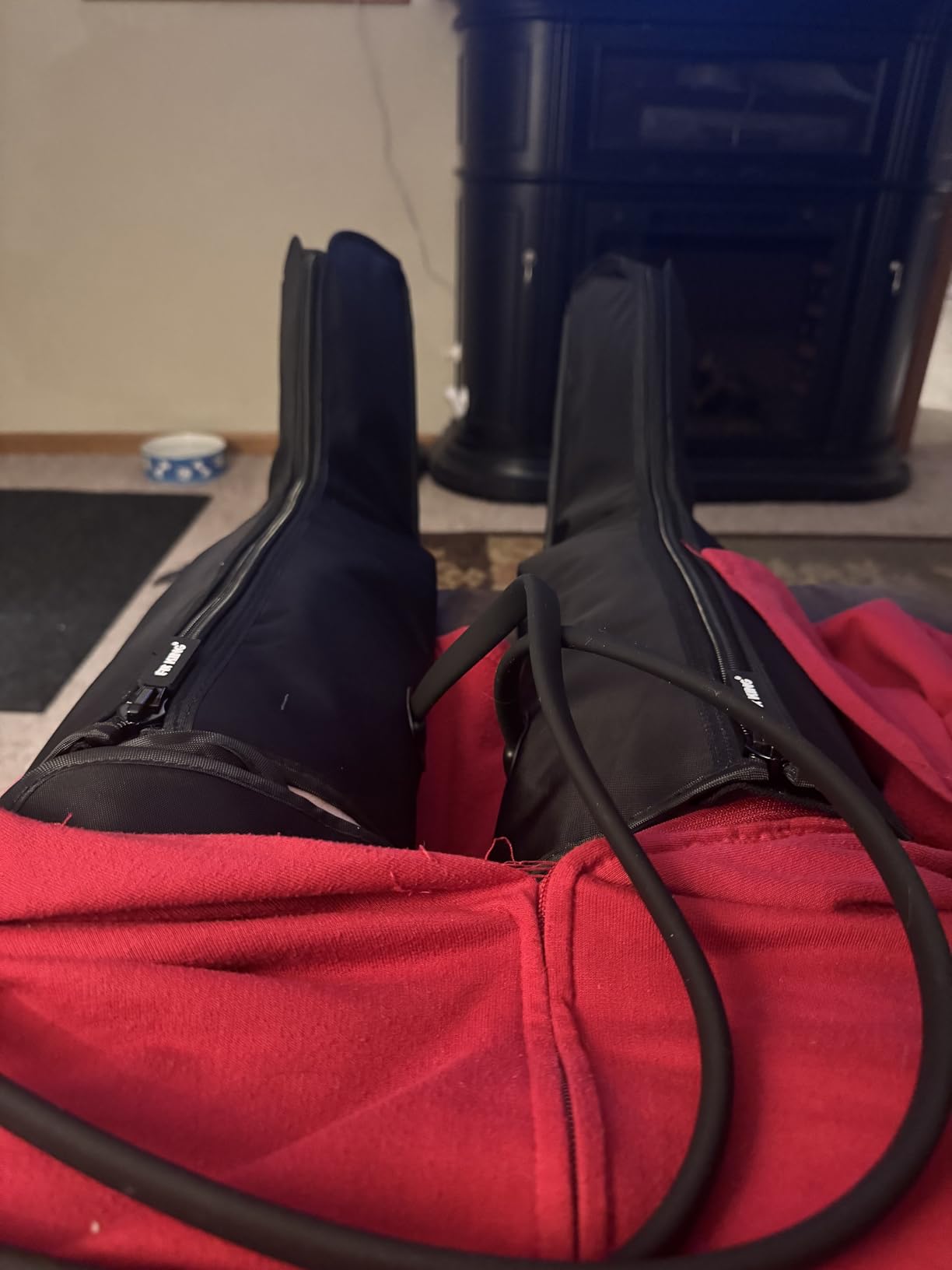 FIT KING Air Compression Leg Massager with Heat and Compression for Circulation and Pain Relief, Full Leg & Foot Massager for Swelling Edema RLS with Pressure Sensor LCD Display for Dad Mom Wife customer photo 1
