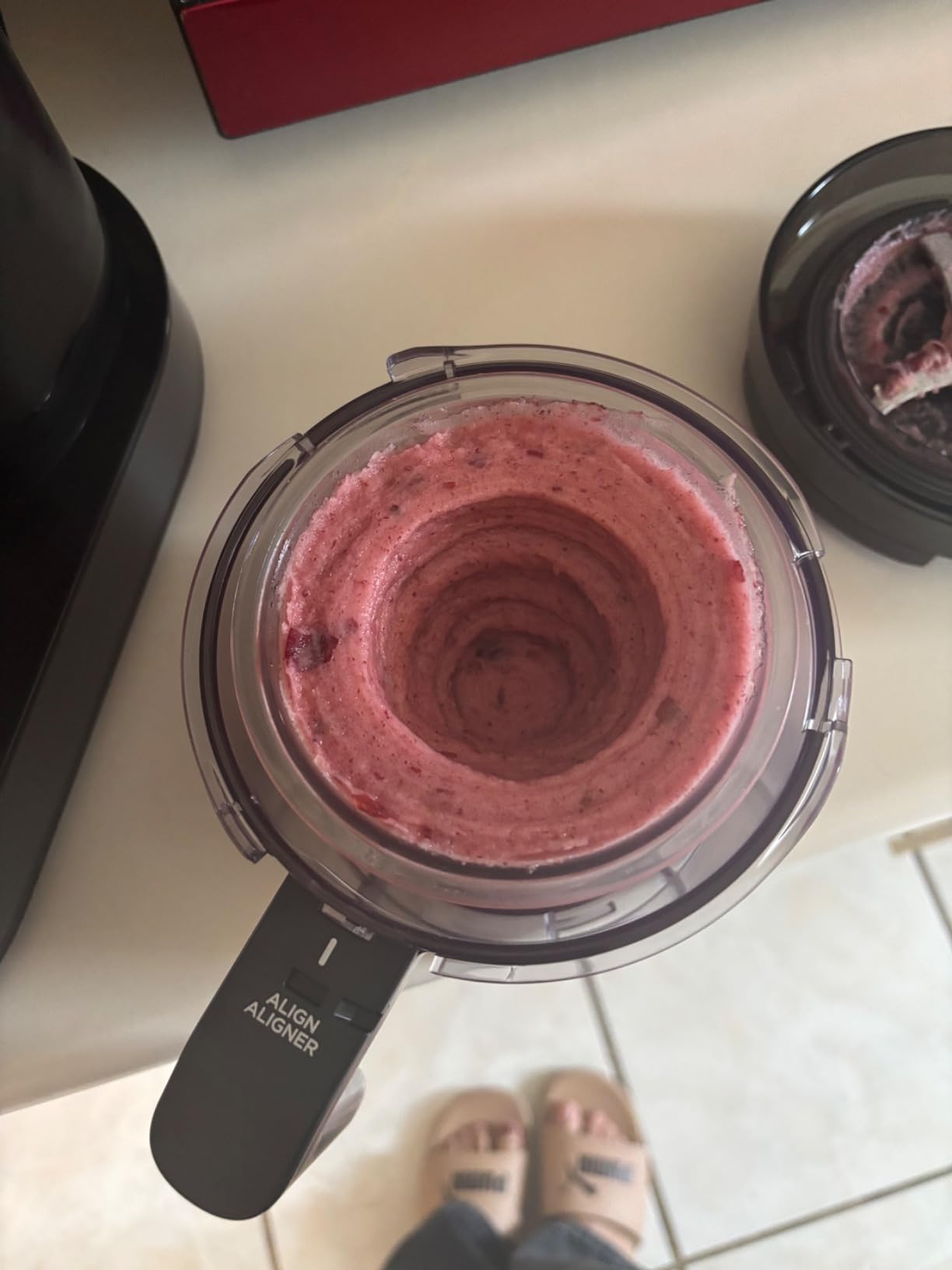 Ninja CREAMi Ice Cream Maker | 7-in-1 - IceCream, Gelato, Sorbet, Milkshakes, Mix-ins, Smoothie Bowls & More | Includes (1) Dishwasher Safe 16 oz. Pint with storage lid | Black | NC299AMZ customer photo 1