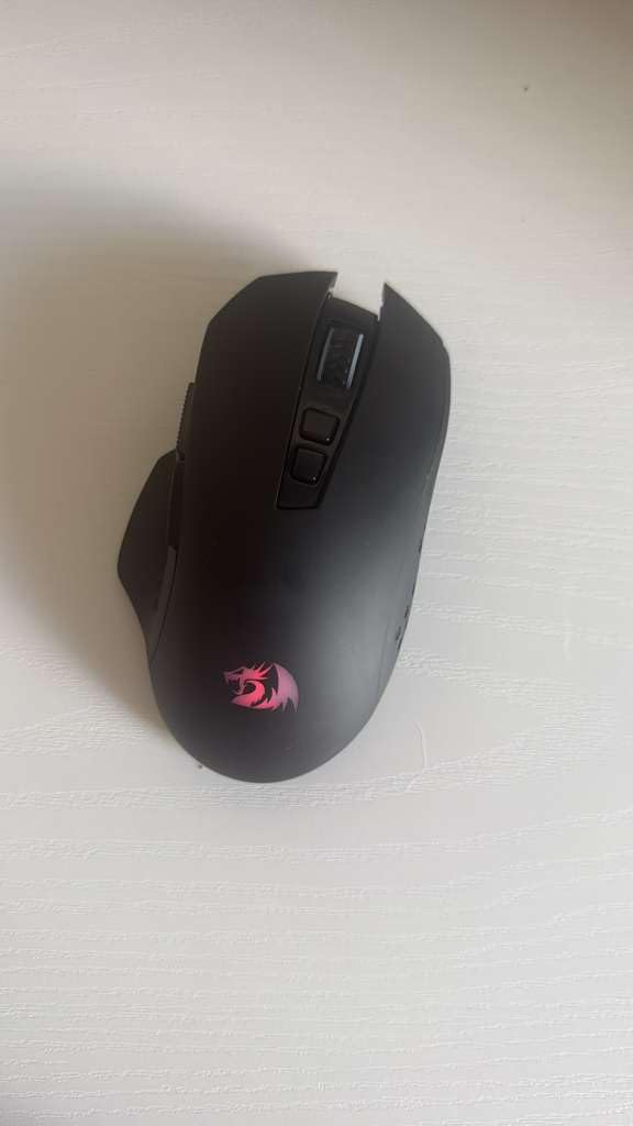 Redragon M656 Gainer Wireless Gaming Mouse, 4000 DPI 2.4Ghz Wireless Mouse w/ 5 DPI Levels, 7 Macro Buttons, Red LED Backlit & Pro Software/Drive Supported, for PC/Mac/Laptop customer photo 2