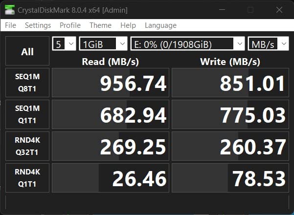 DOCKCASE Visual Smart M.2 NVMe SSD Enclosure, Support 10s PLP Prevents Write Data Loss, USB 3.2 Gen 2 Type-C (10 Gbps), fits NVMe PCIe Size 2230/2242/2260/2280, Support M-Key B+M Key UASP customer photo 1