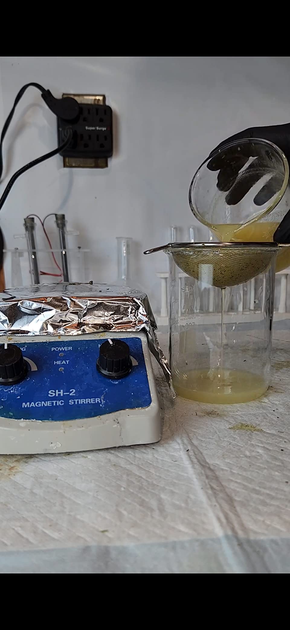 Slendor Magnetic Stirrer SH-2 Hot Plate Mixer Max 520F Lab Hotplate Stirrer 2000 RPM Stir Plate with Thermometer, Stir Bar and Support Stand customer photo 1