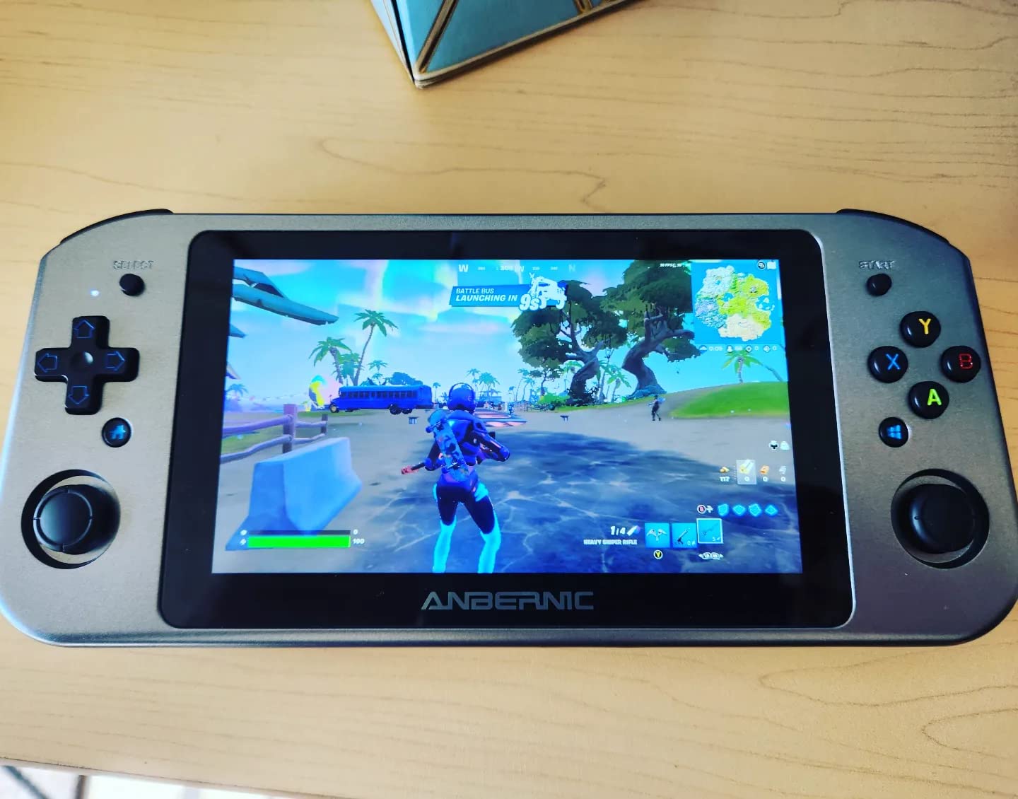 Daxceirry WIN600 Video Handheld PC Game Console Win 11 Edition 8G DDR4 with 256G M.2 SSD, Support Steam OS with AMD Athlon Silver 3050e 5.94in OCA Full Lamination IPS Screen customer photo 1
