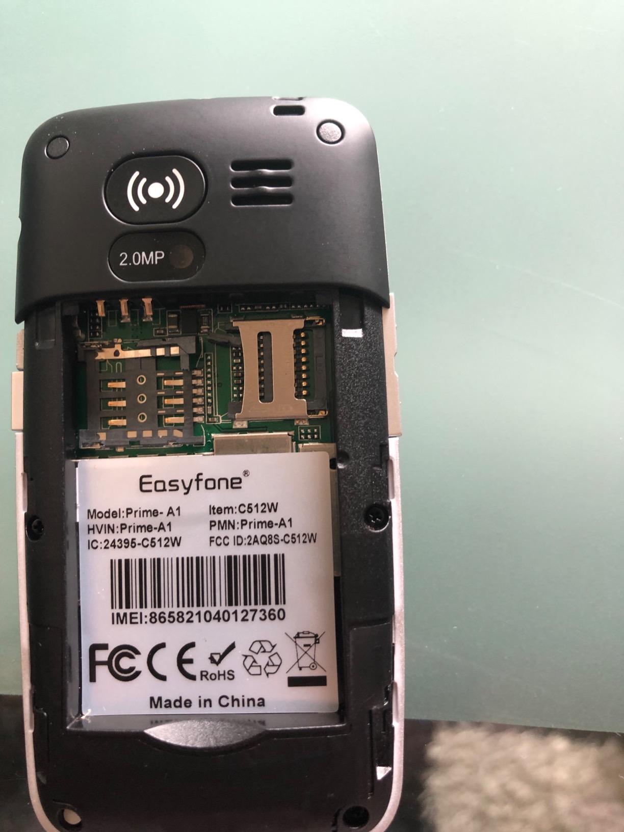 Easyfone T300 4G Easy-to-Use Flip Cell Phone, Big Buttons, Clear & Loud Sound, Hearing Aid Compatible, SOS Button, Charging Dock customer photo 2