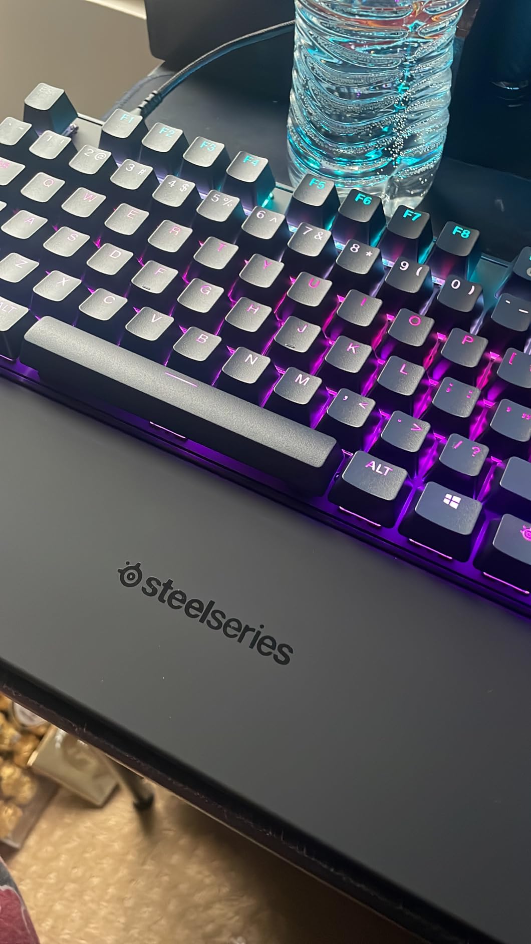 SteelSeries Apex Pro TKL Wireless HyperMagnetic Gaming Keyboard - Esports Tenkeyless - OLED Screen - Adjustable Actuation - PBT Keycaps - Bluetooth - 2.4GHz - USB-C customer photo 1