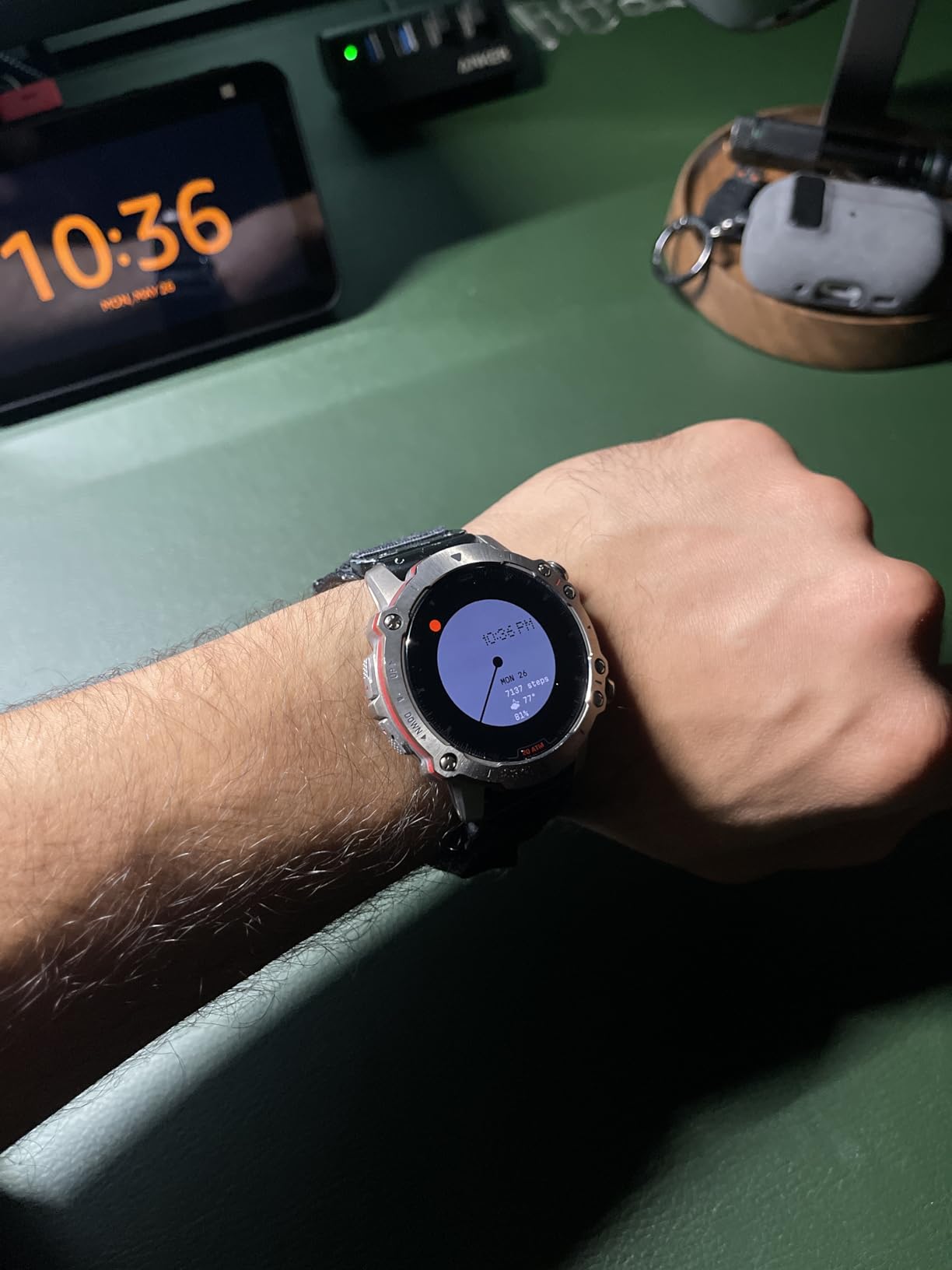 Amazfit Falcon Premium Smart Watch 49mm, Fitness Watch, Dual-Band GPS, AI Fitness Coach, Titanium, 14-Day Battery, 200m Water-Resistant, Activity Trackers and Smartwatches for Android and iPhone customer photo 1